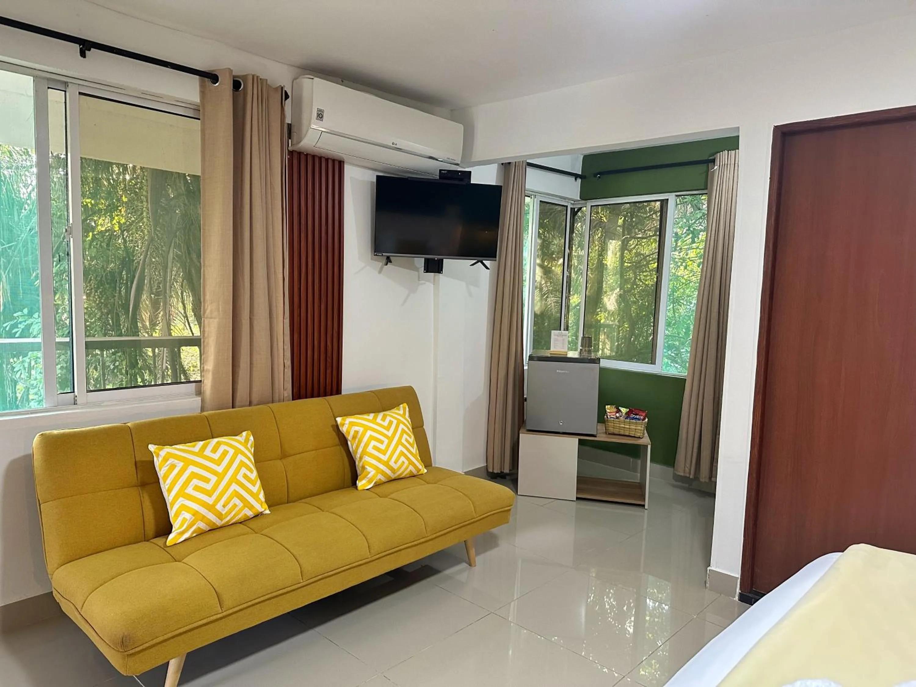 Bed in Hotel La Casablanca Tayrona