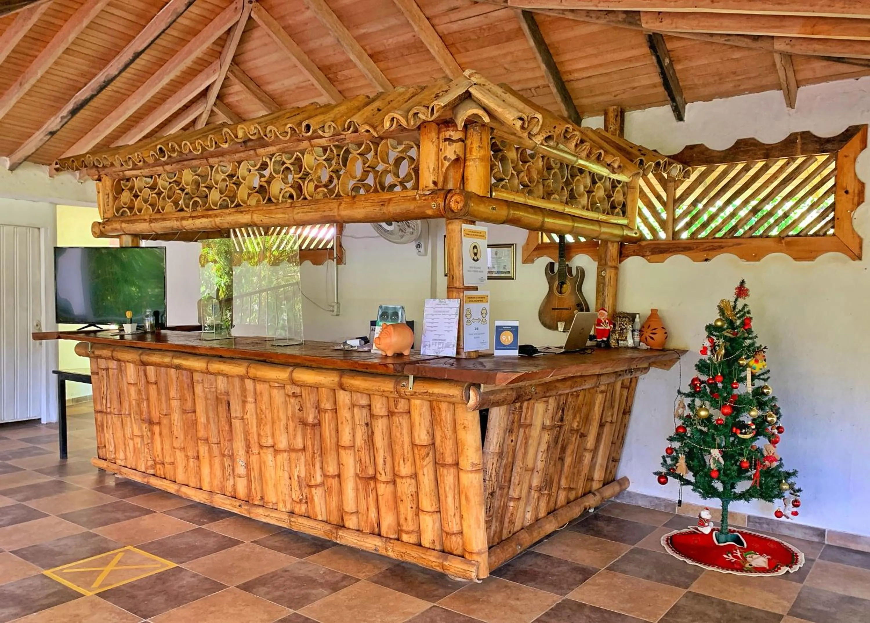 Lobby or reception in Hotel La Casablanca Tayrona