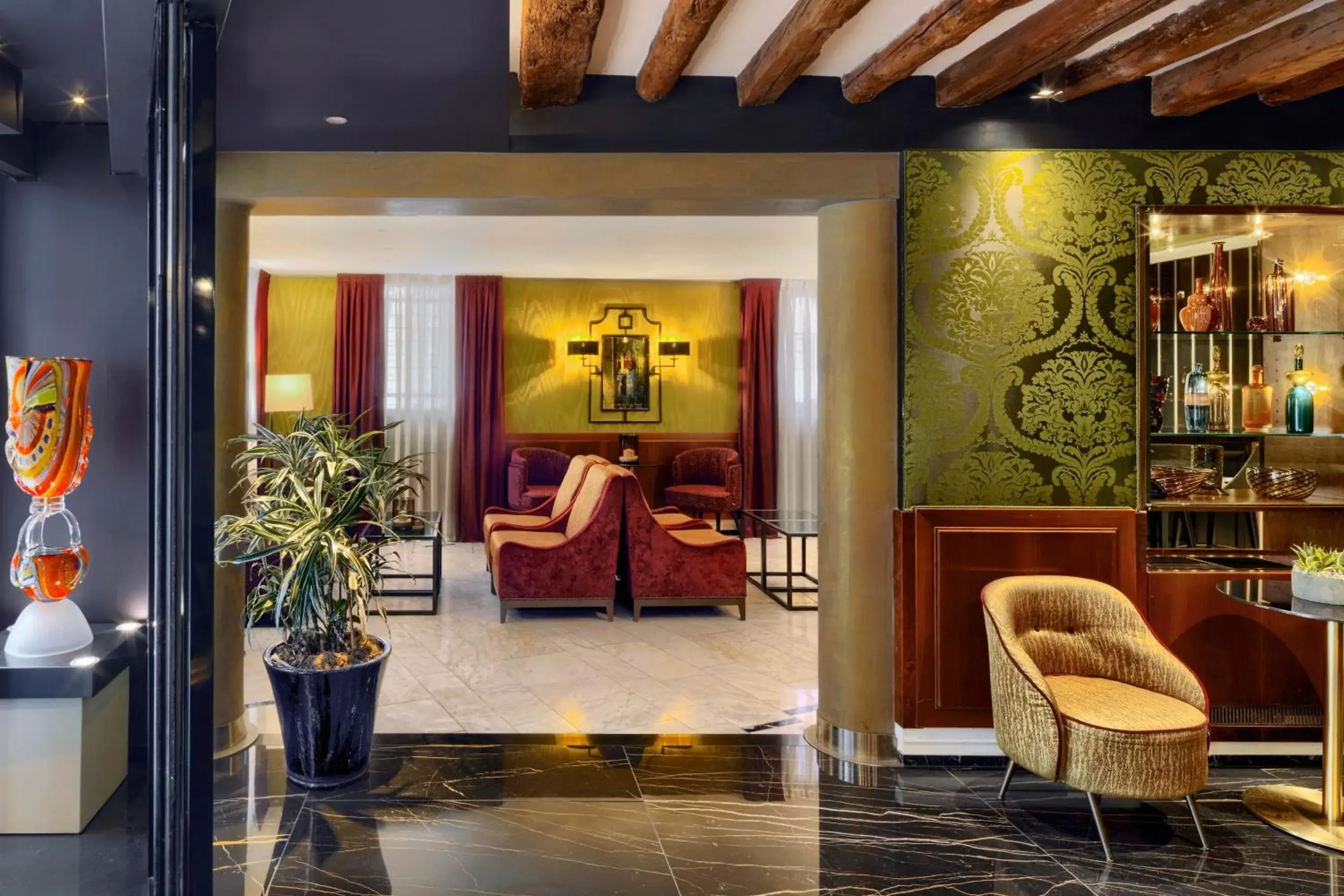 Lobby or reception in Hotel Bisanzio Lobby or reception in Hotel Bisanzio