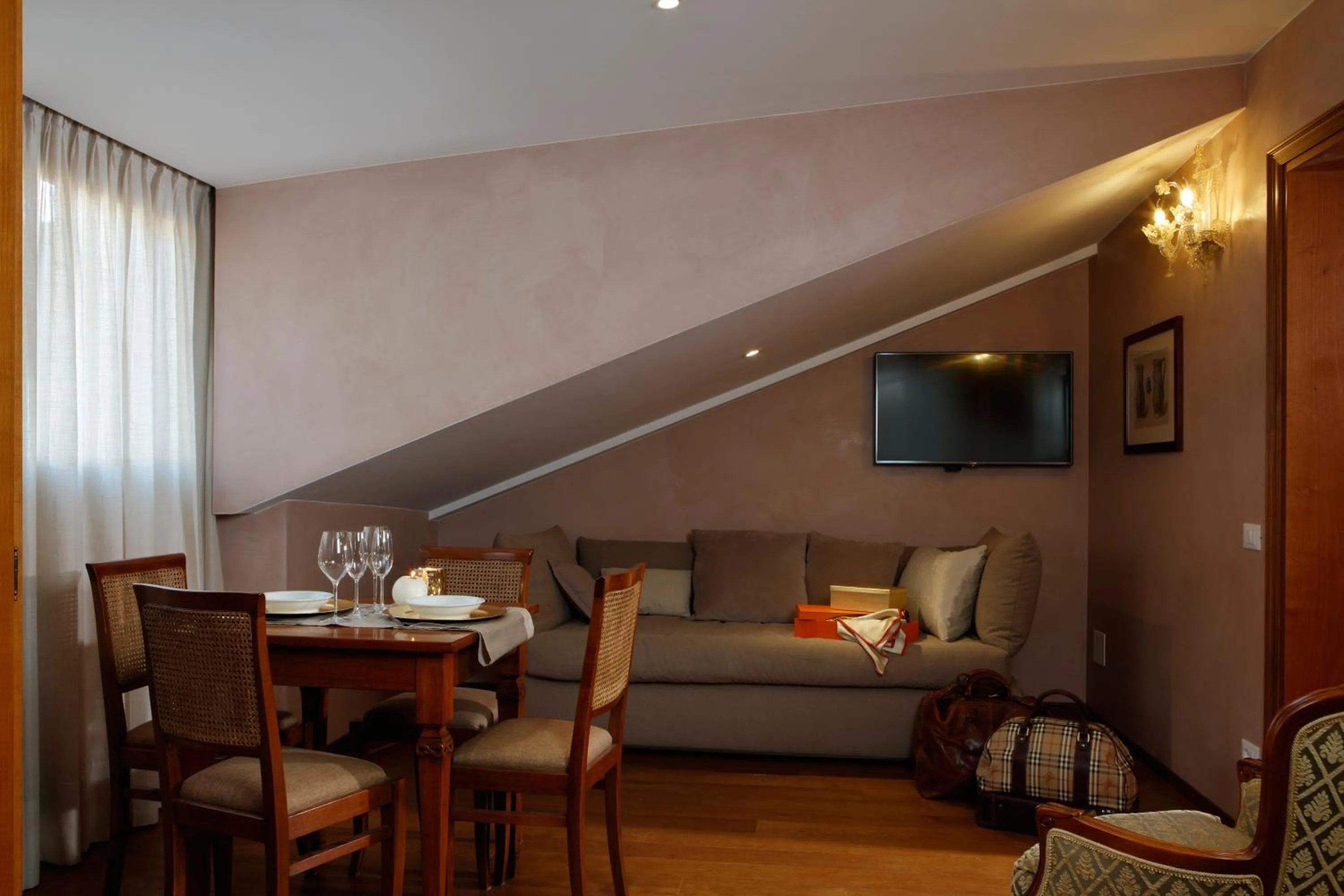 Living room in Hotel Bisanzio