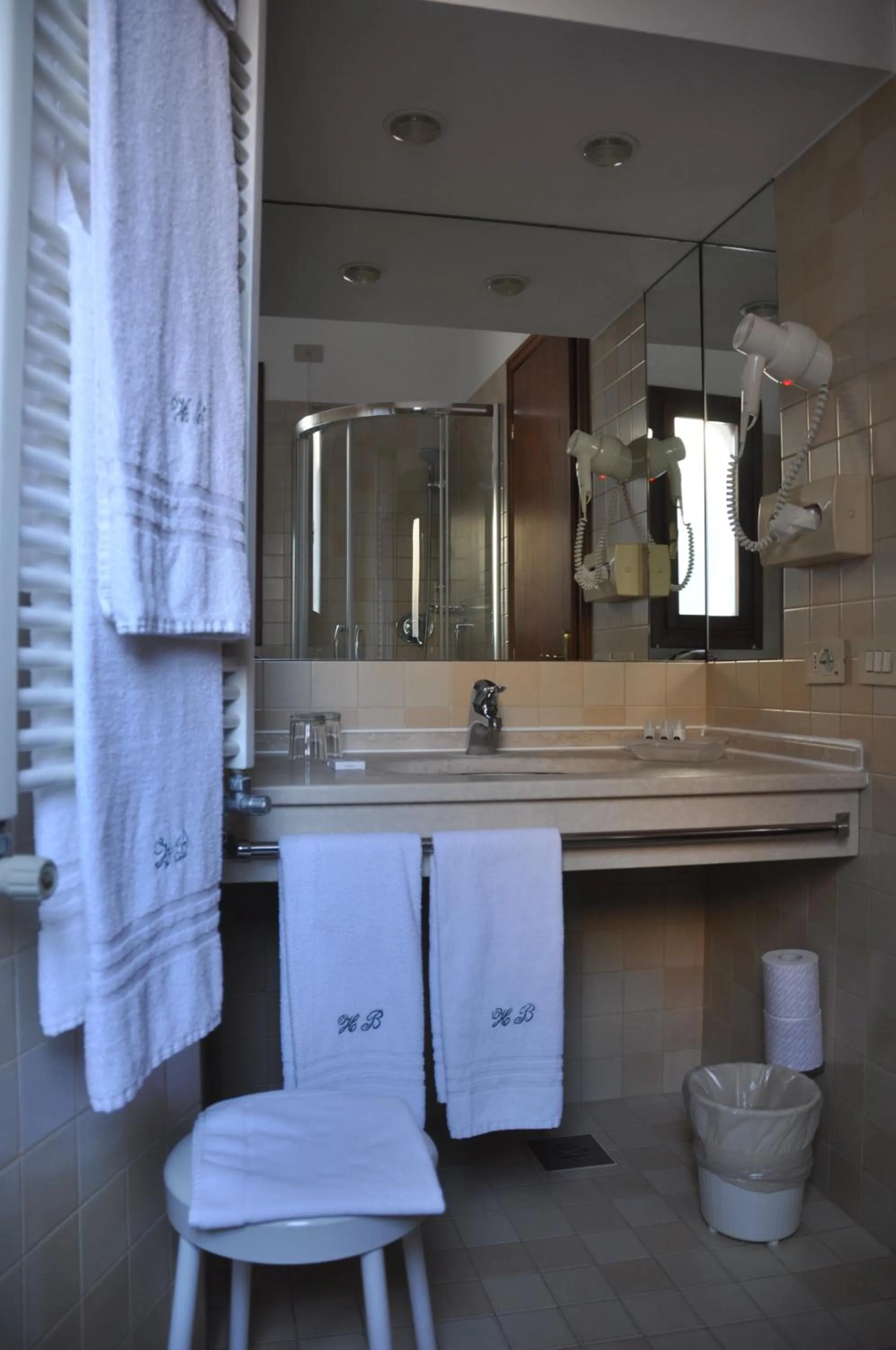 Bathroom in Hotel Bisanzio