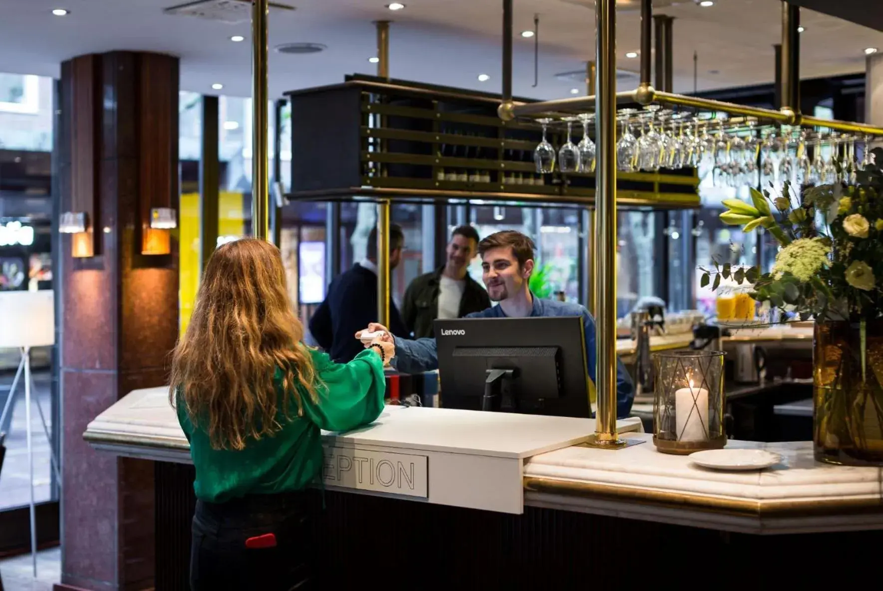 Lobby or reception in Hotel Lundia Lobby or reception in Hotel Lundia