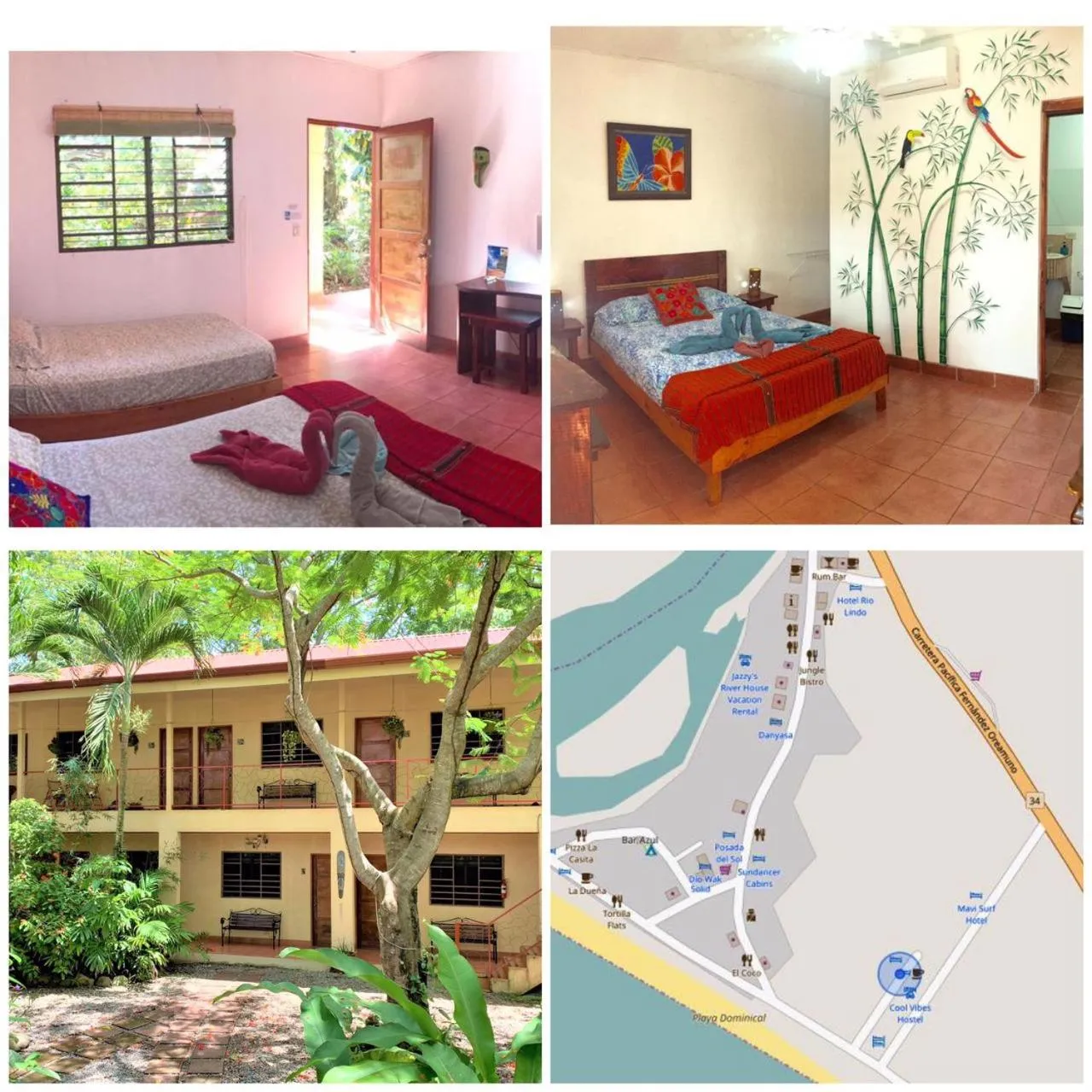 Bedroom in Hotel Tropical Sands Dominical