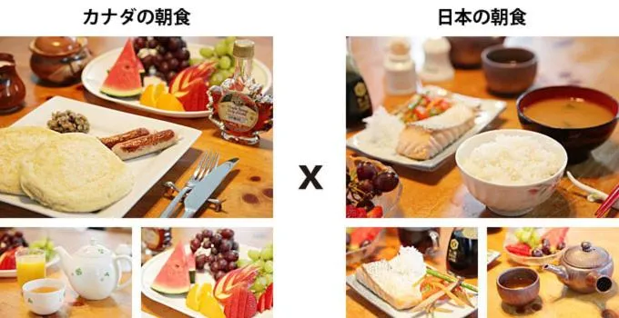 Asian breakfast in Bed & Breakfast Monarch