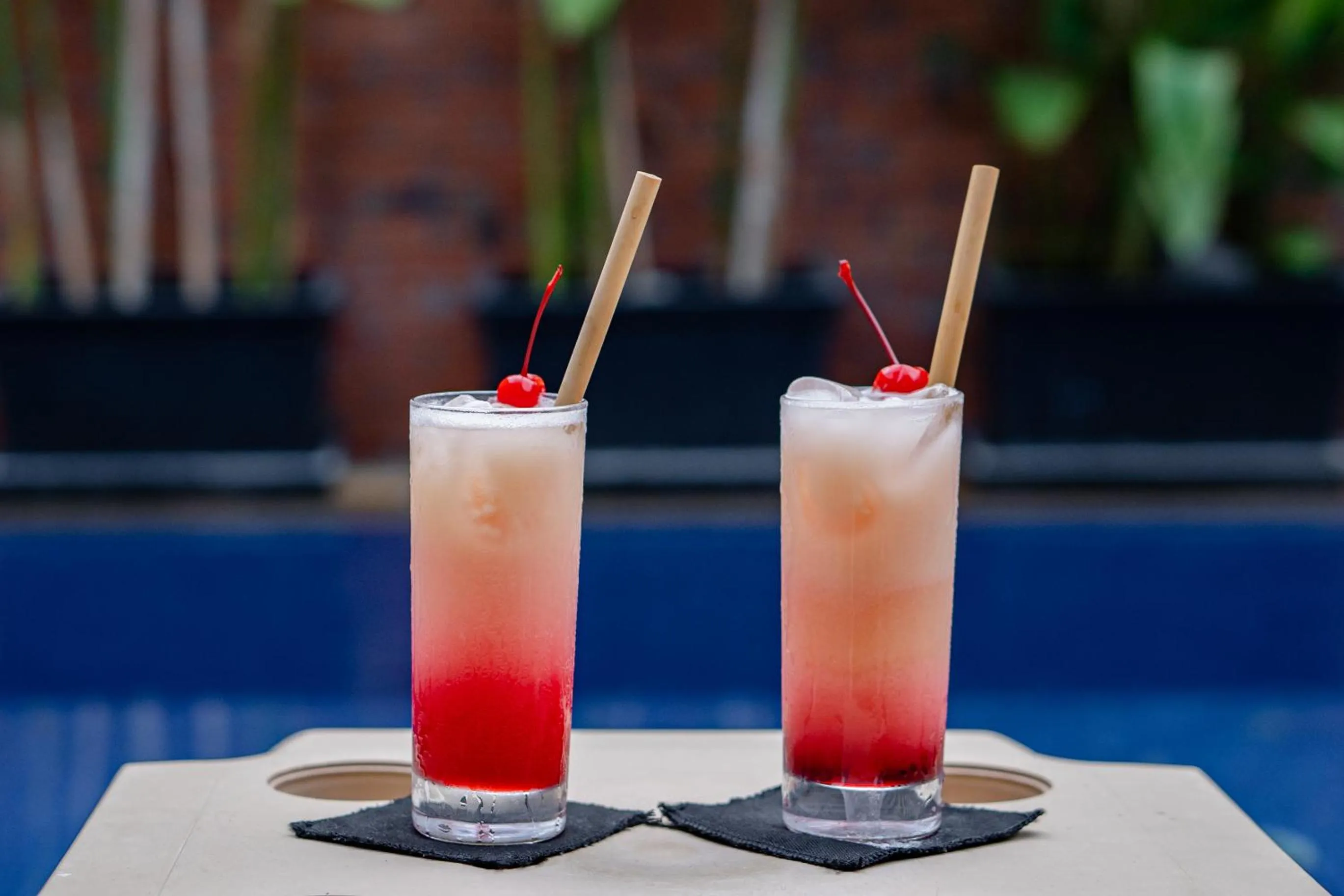 Alcoholic drinks in Villa D Riverside Boutique Hotel