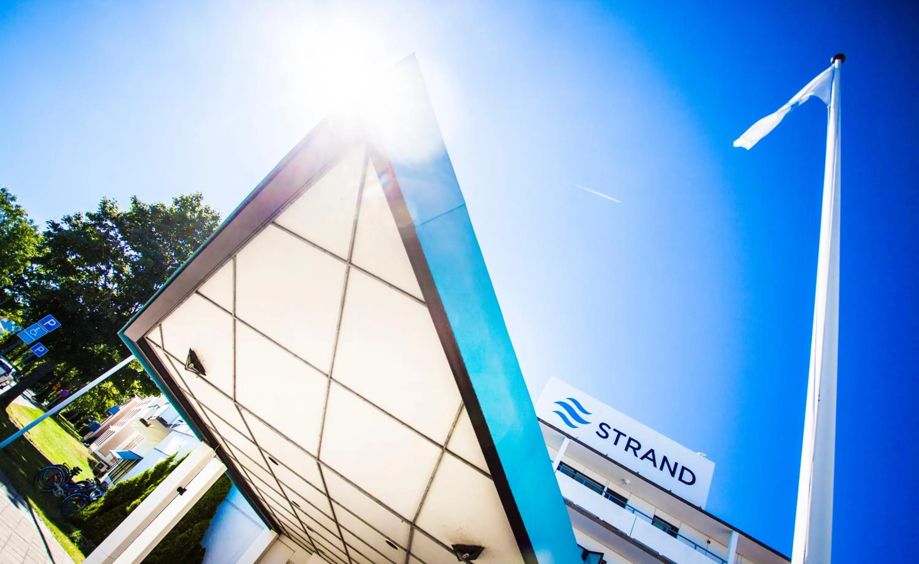 Facade/entrance in Strand Hotell Borgholm