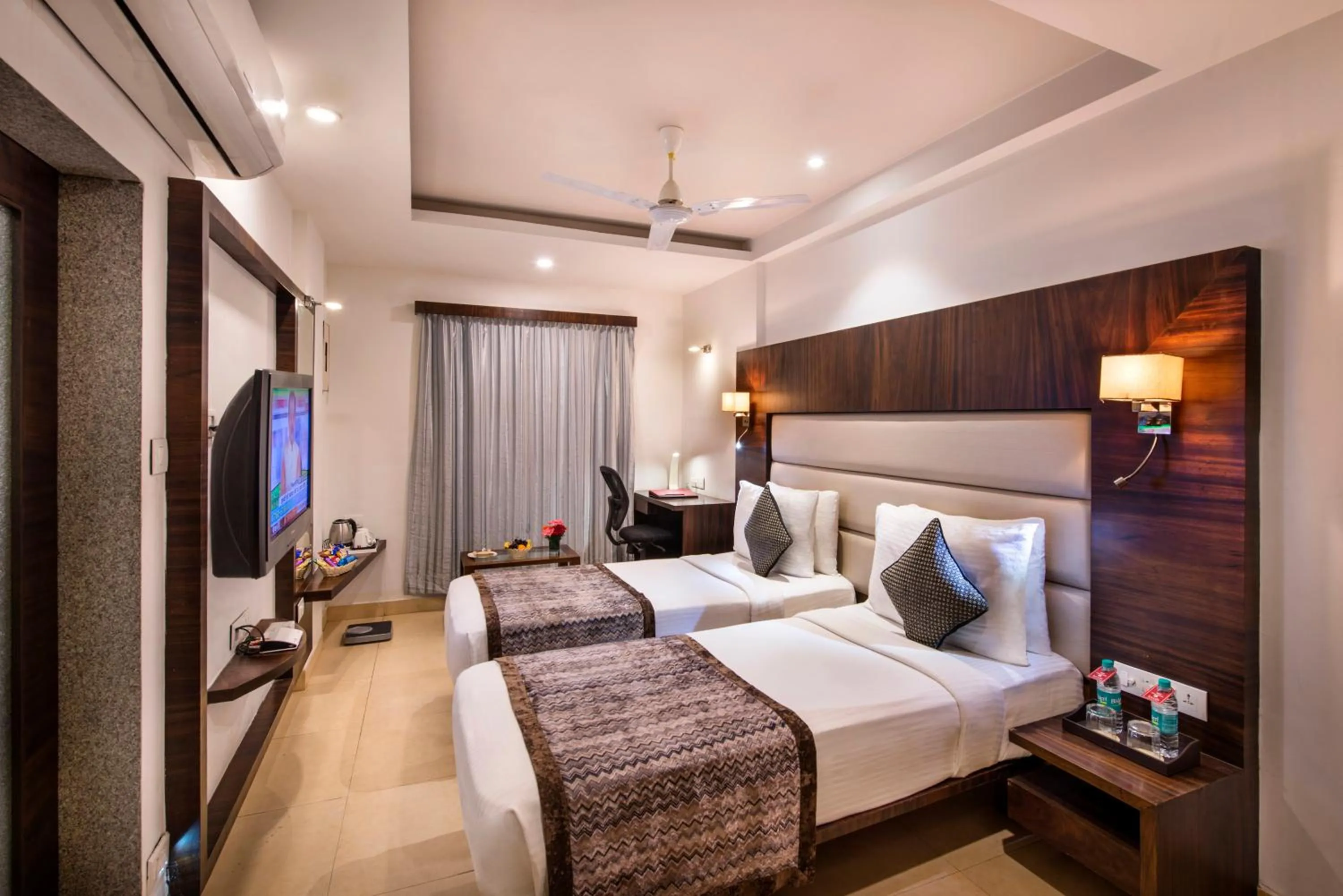TV and multimedia, Bed in Lords Eco Inn Bengaluru Jayanagar