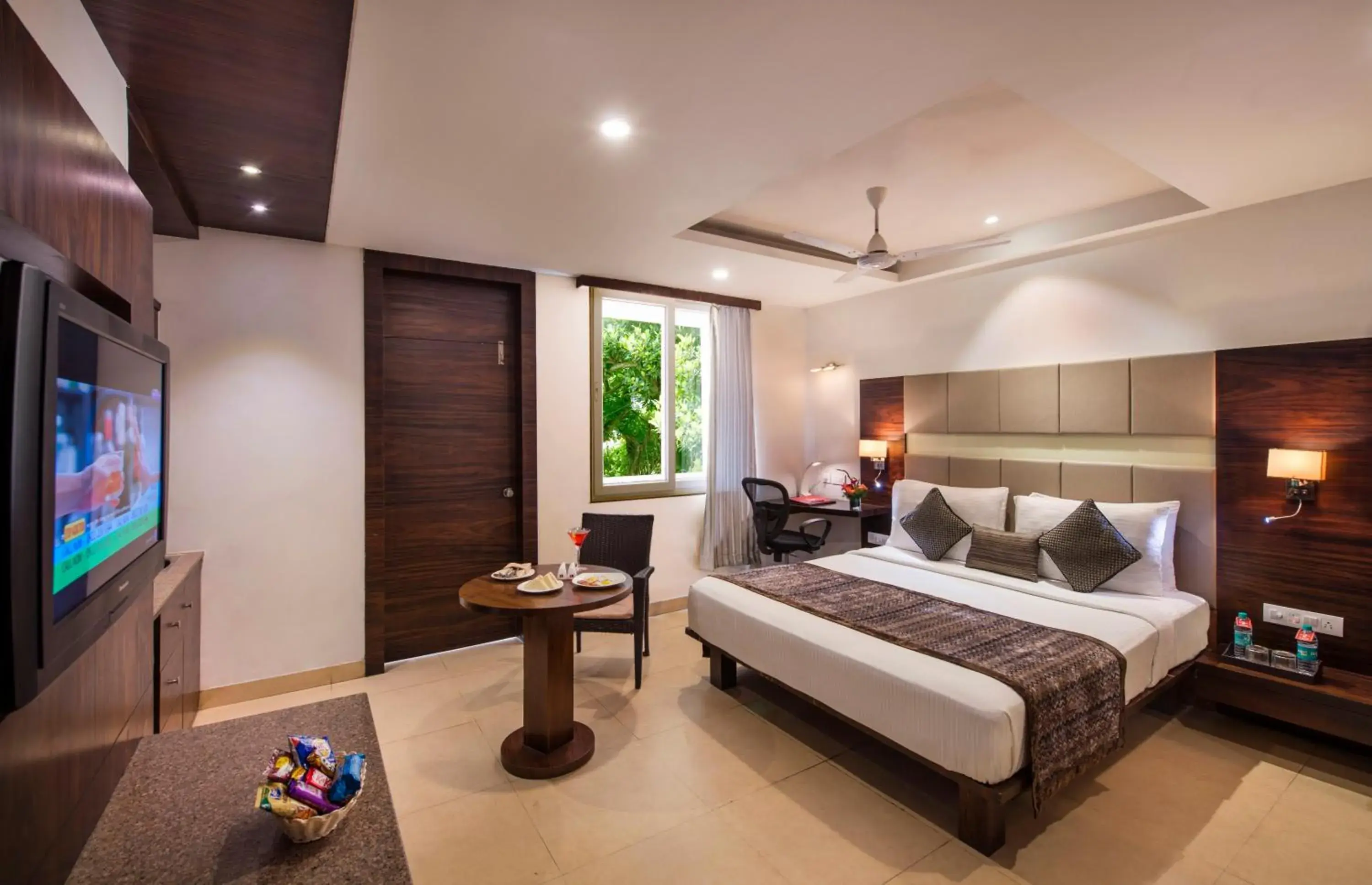 Garden view, Bed in Lords Eco Inn Bengaluru Jayanagar Garden view, Bed in Lords Eco Inn Bengaluru Jayanagar