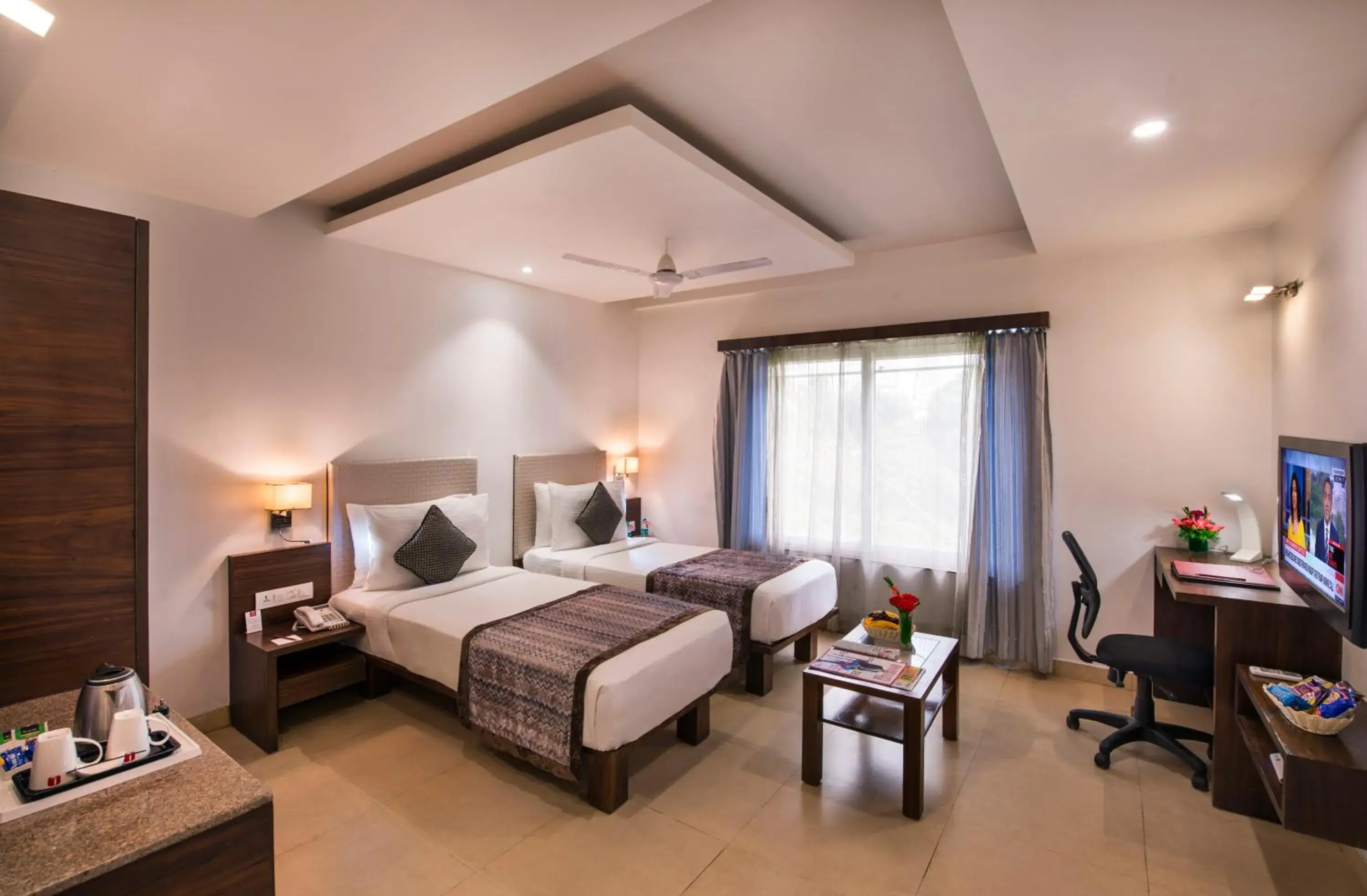 Garden view, Bed in Lords Eco Inn Bengaluru Jayanagar Garden view, Bed in Lords Eco Inn Bengaluru Jayanagar