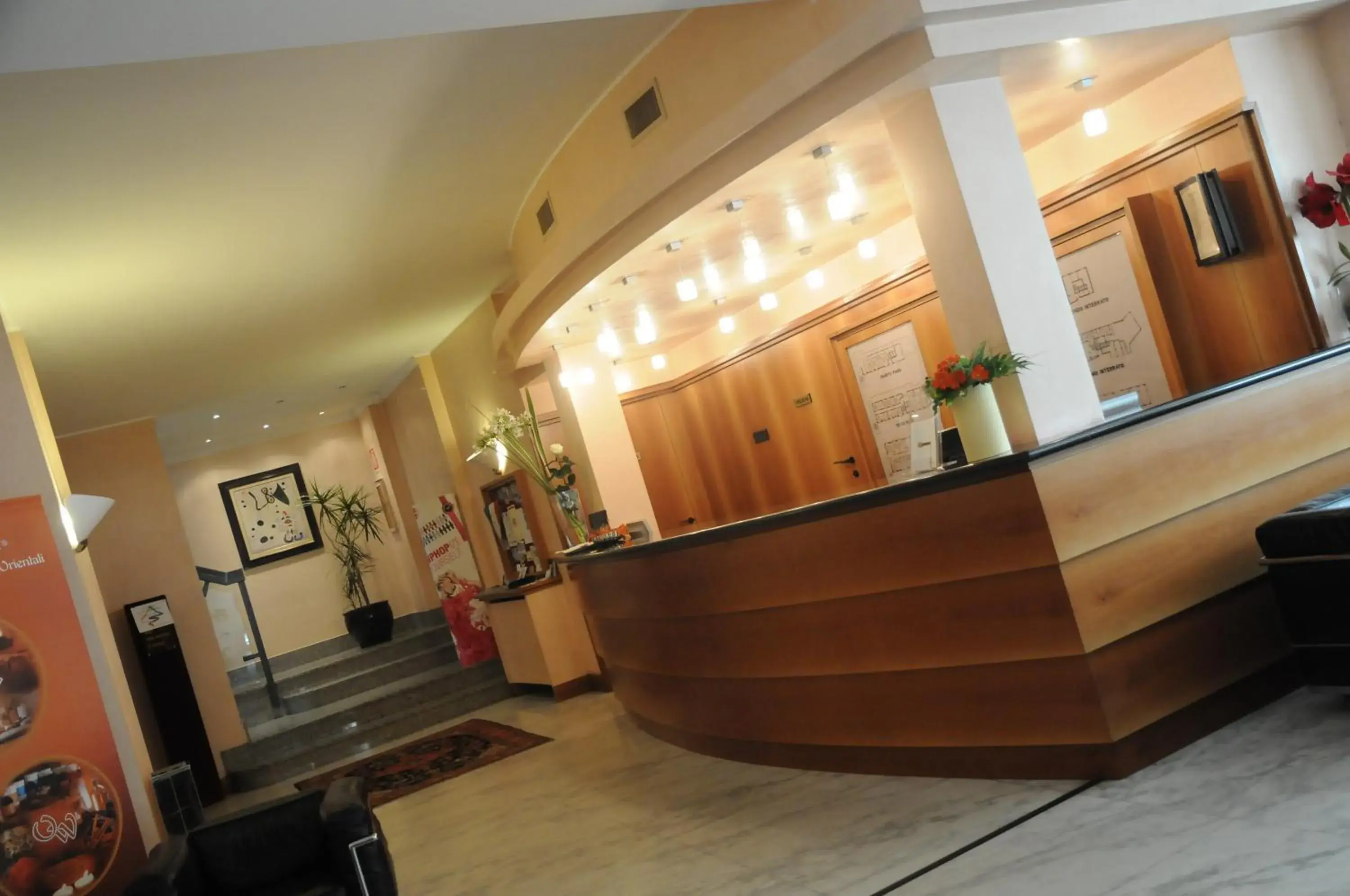 Lobby or reception in Hotel Del Riale Lobby or reception in Hotel Del Riale