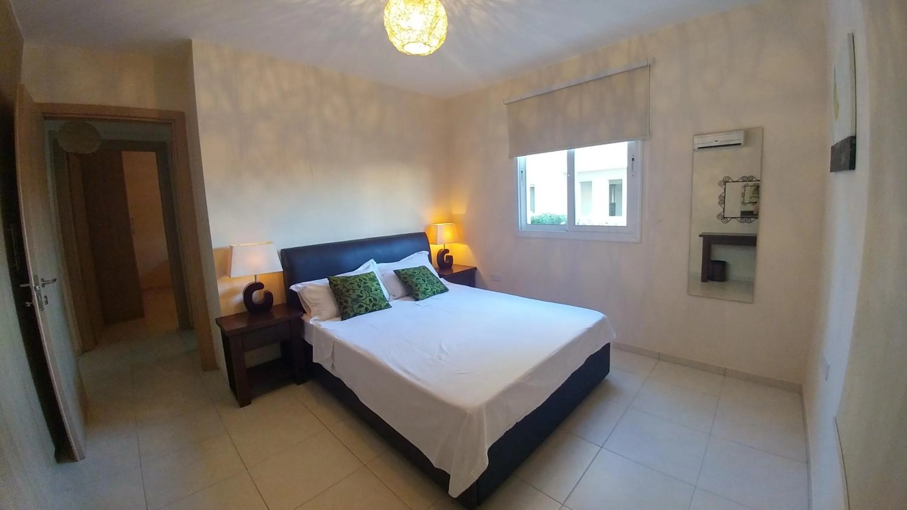 Bedroom, Bed in Pyla Gardens D5