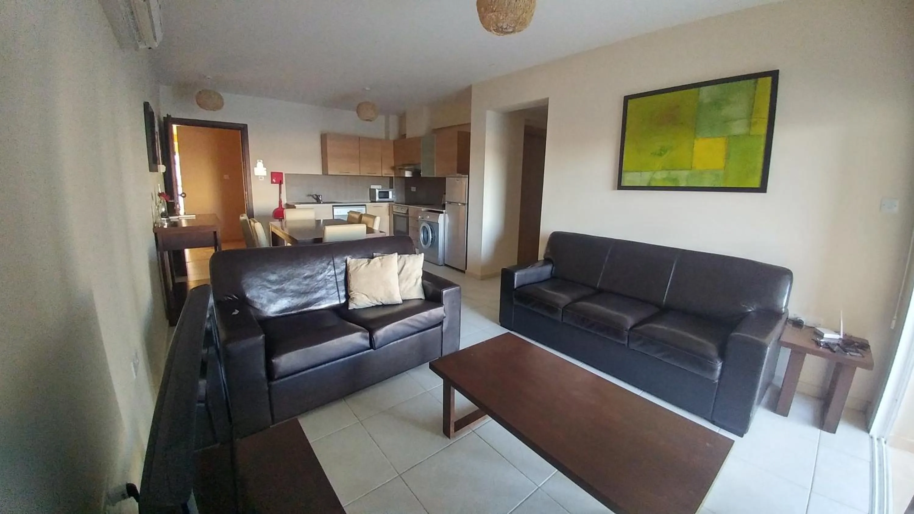 Living room in Pyla Gardens D5
