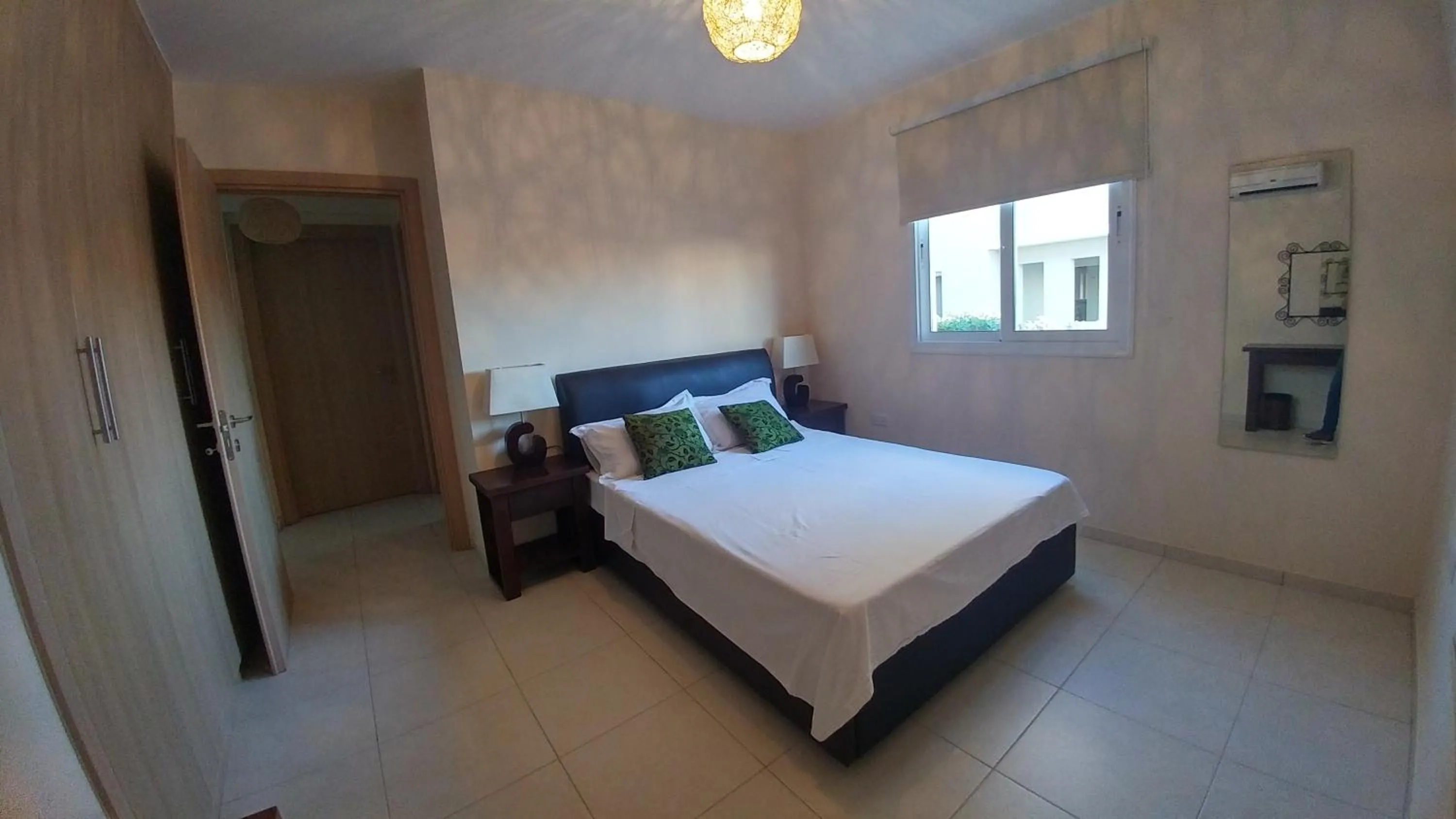 Bedroom, Bed in Pyla Gardens D5