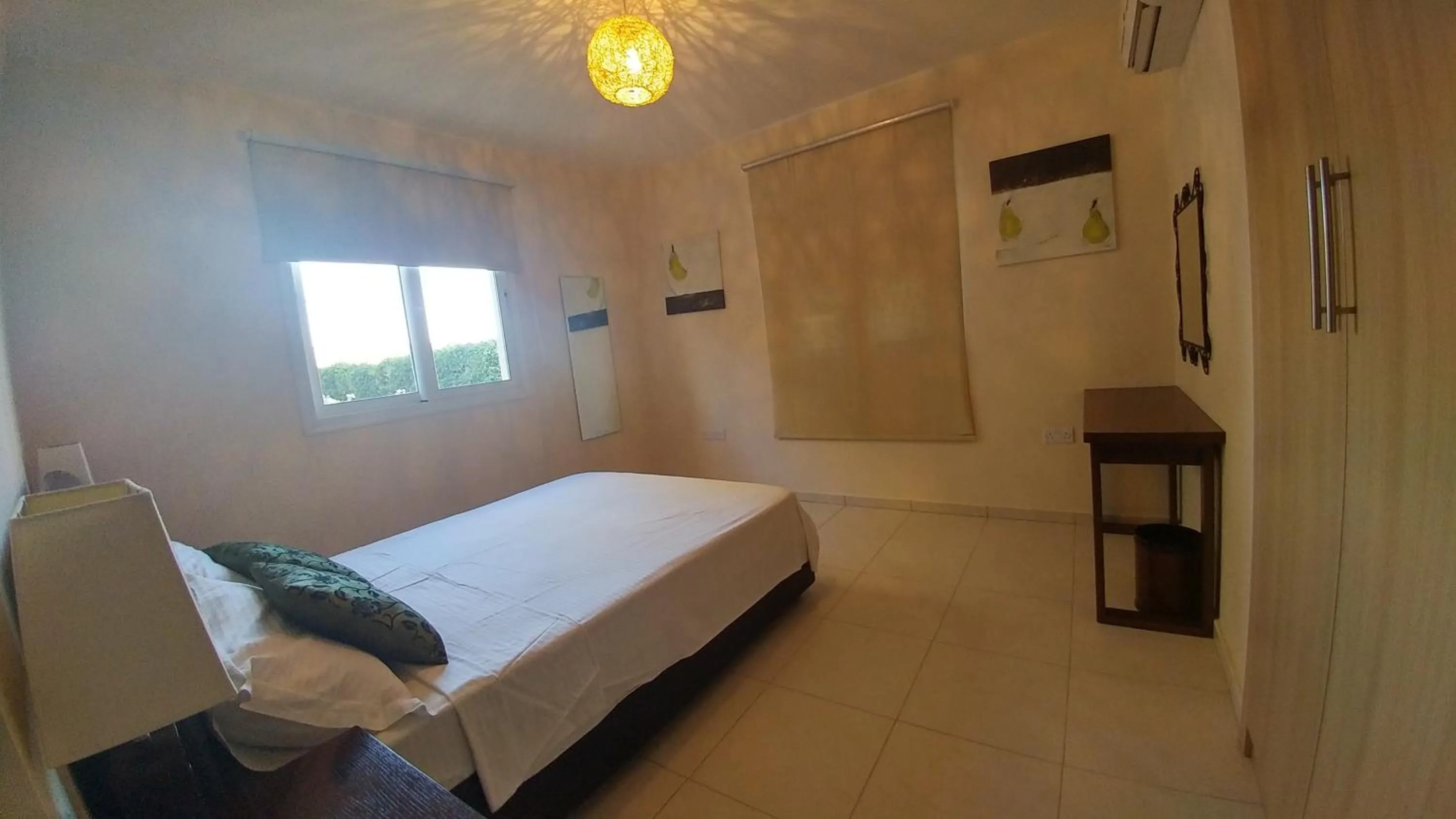 Bedroom, Bed in Pyla Gardens D5