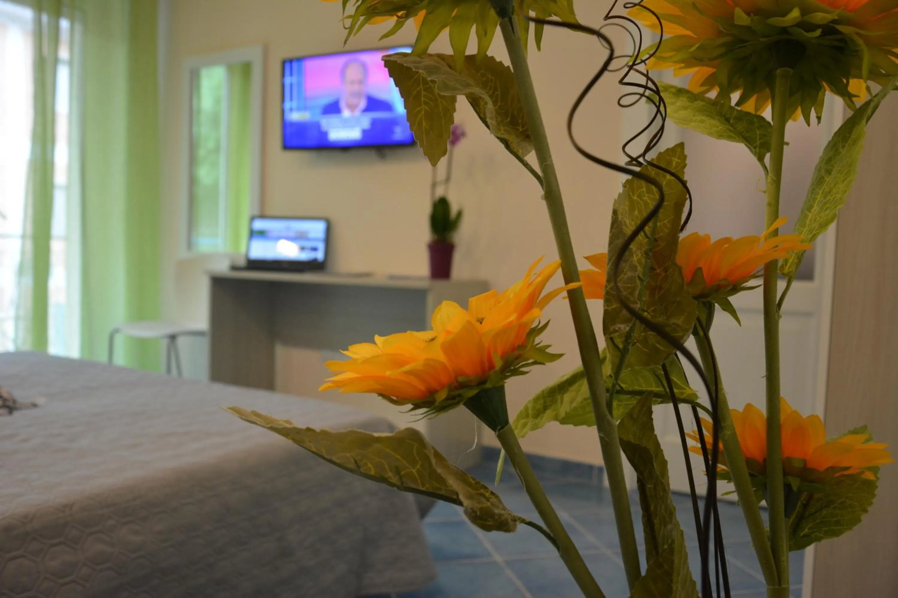 Decorative detail, Bed in Acquamarine Maiori Amalfi Coast