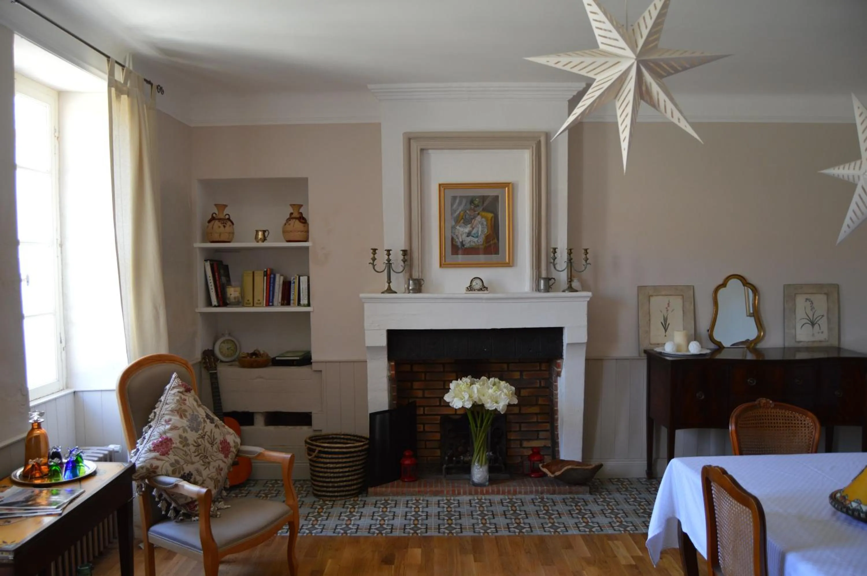 Seating area in La Vieille Distillerie