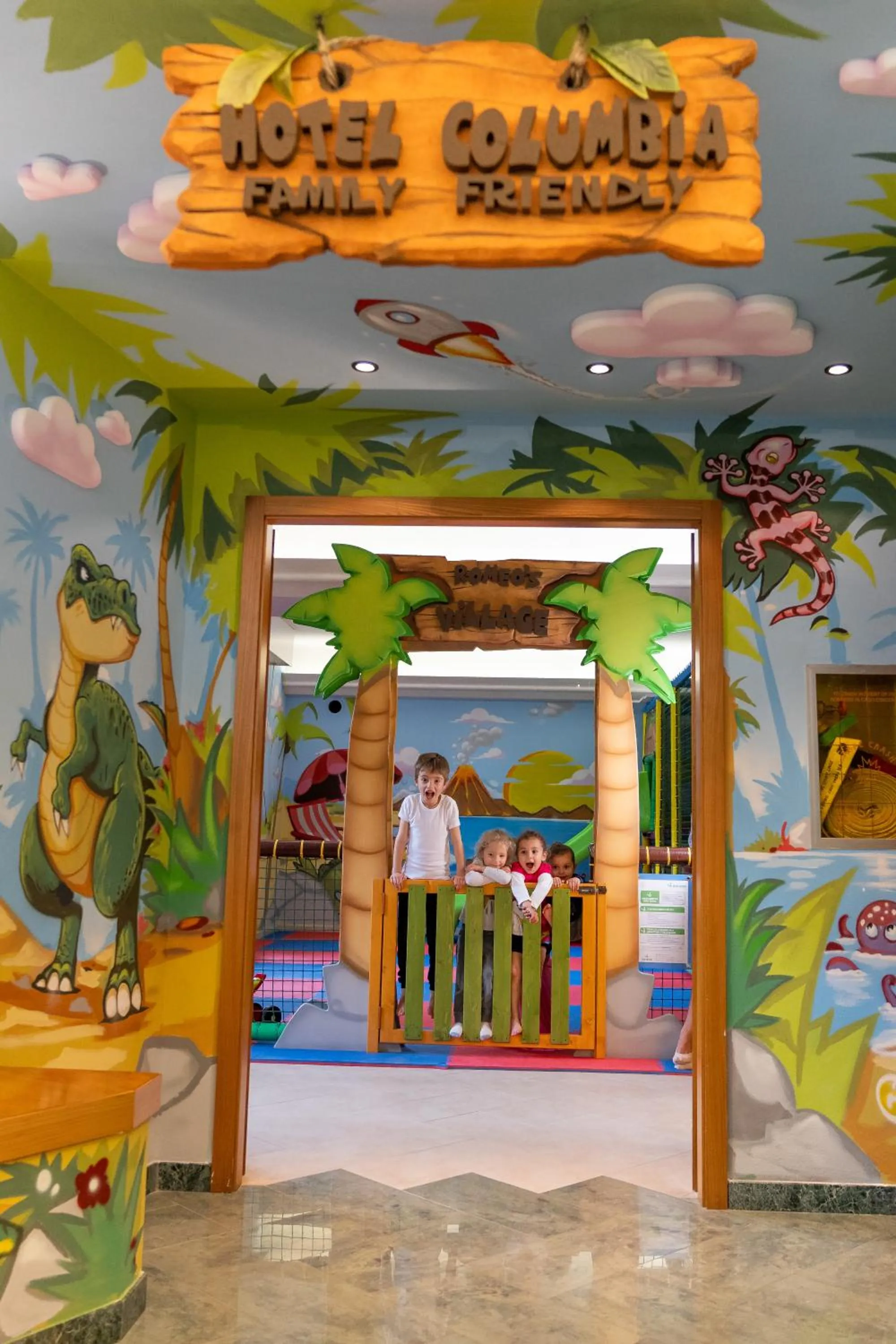 People in Hotel Columbia