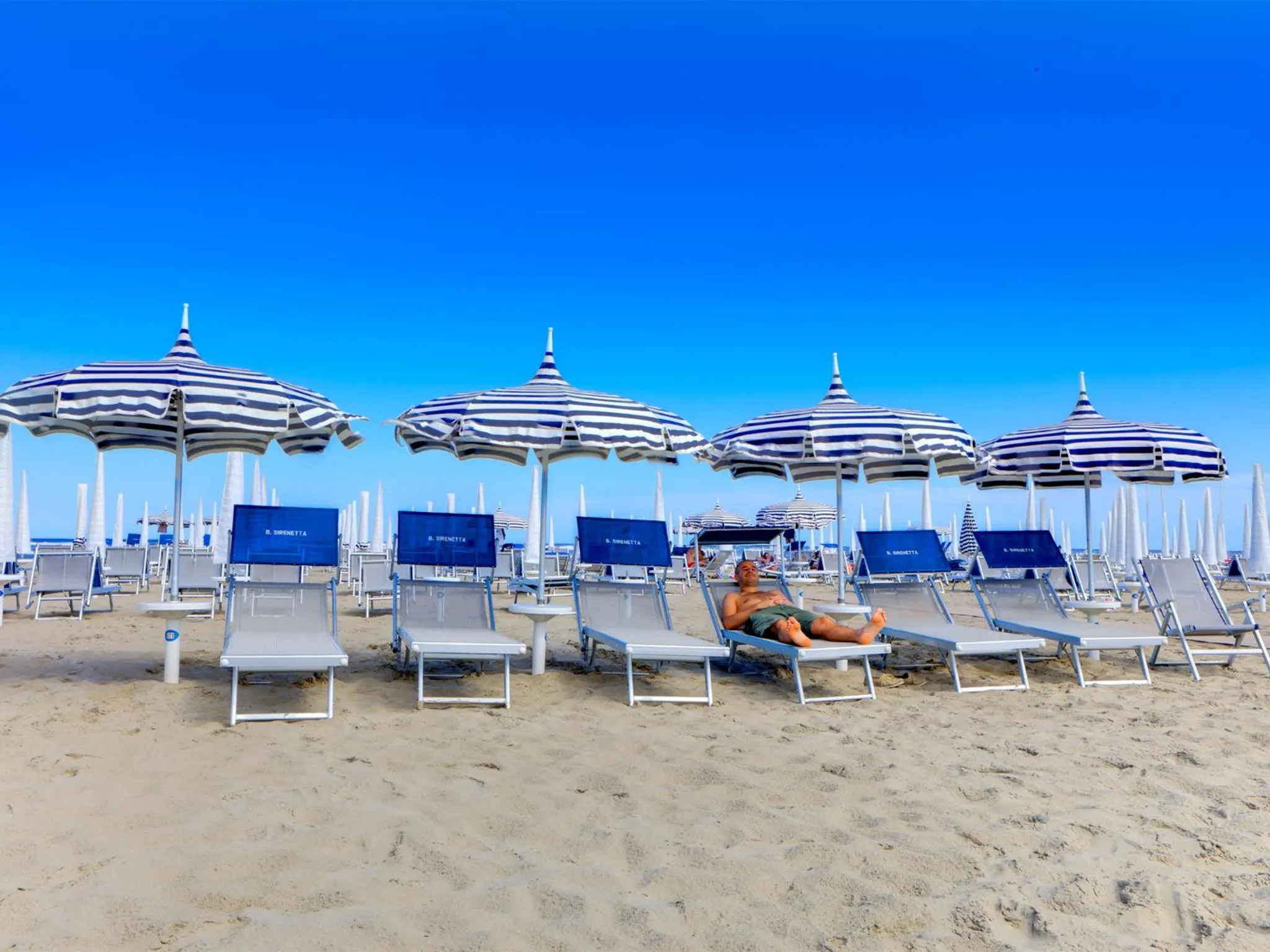 Beach in Hotel Columbia