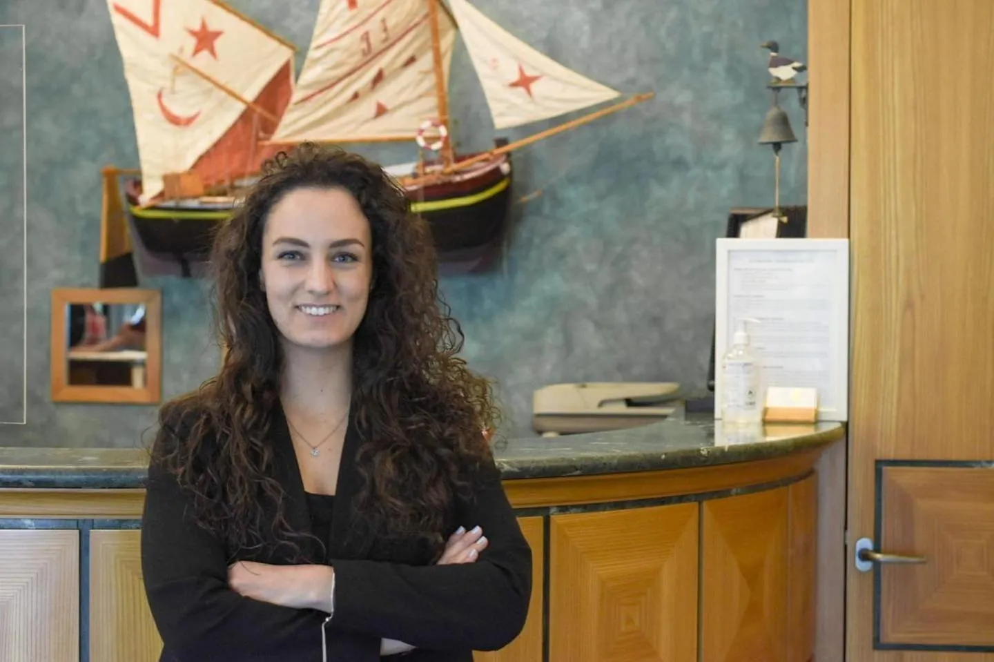 Lobby or reception in Hotel Columbia