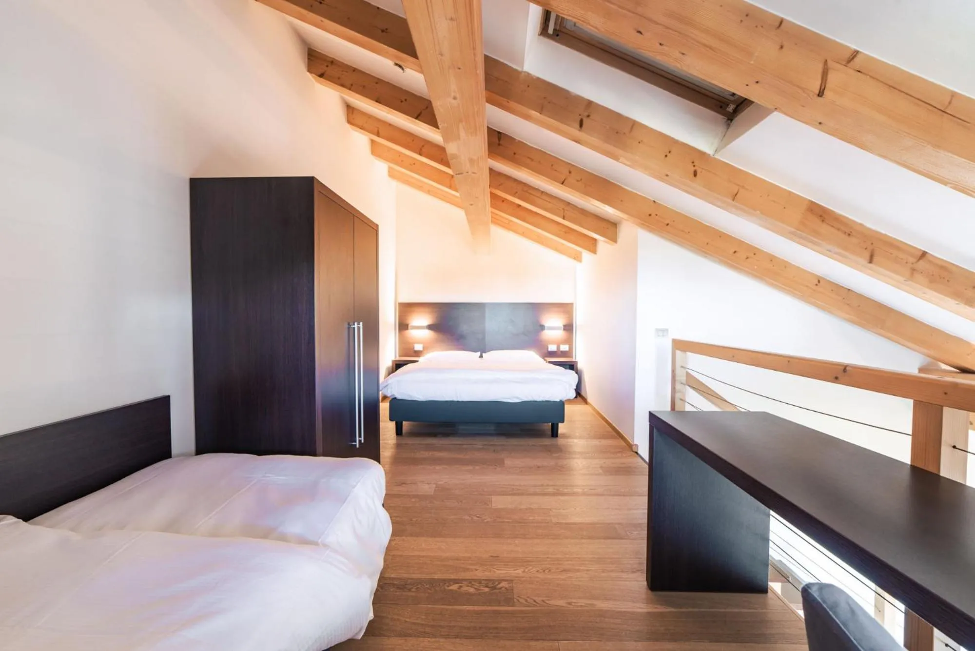 Bed in Hotel Montana