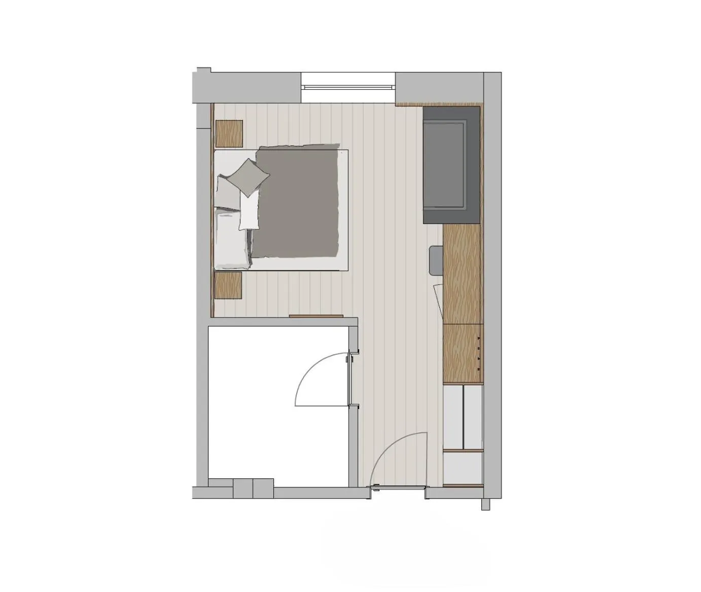 Floor plan in Hotel Montana