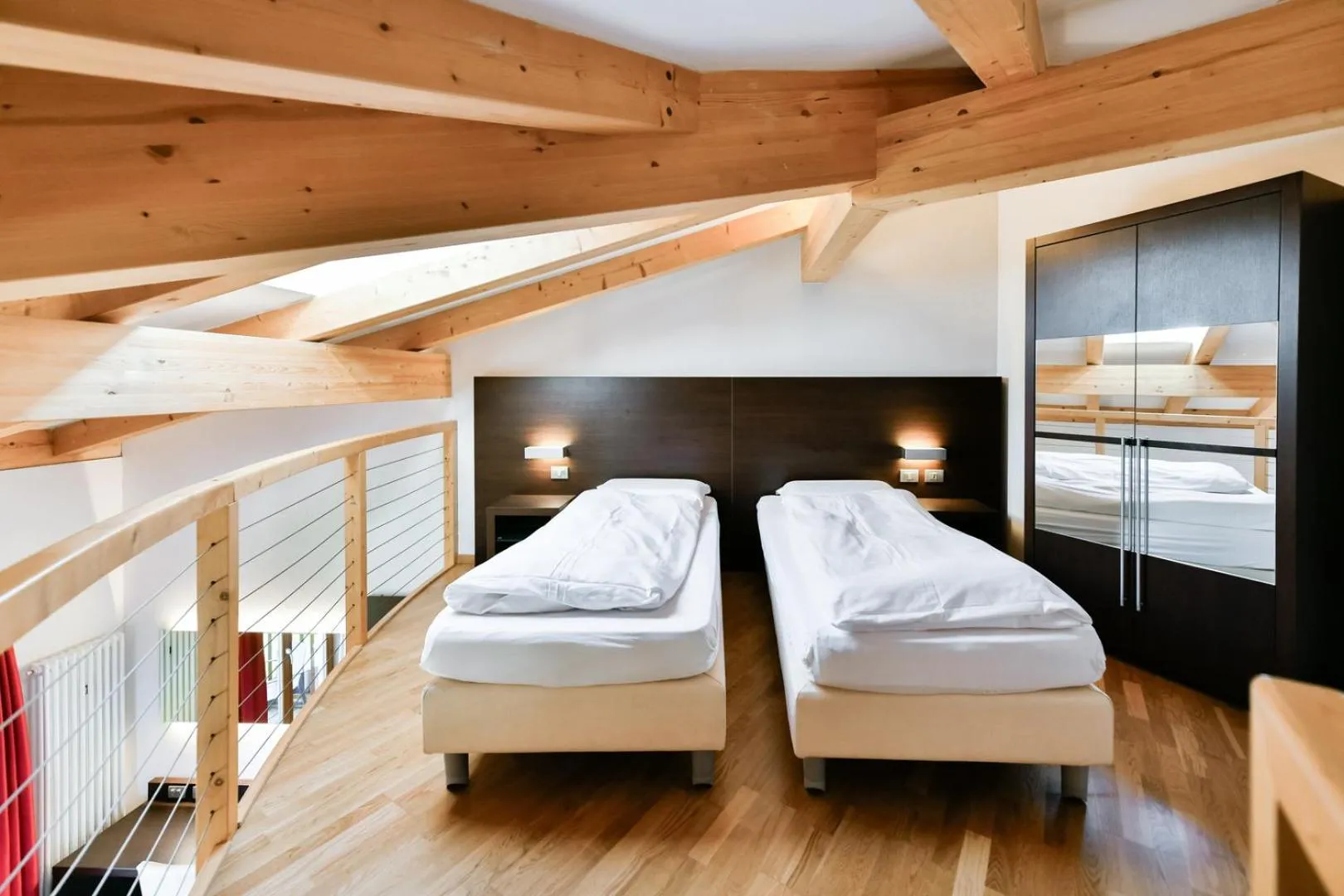 Bed in Hotel Montana