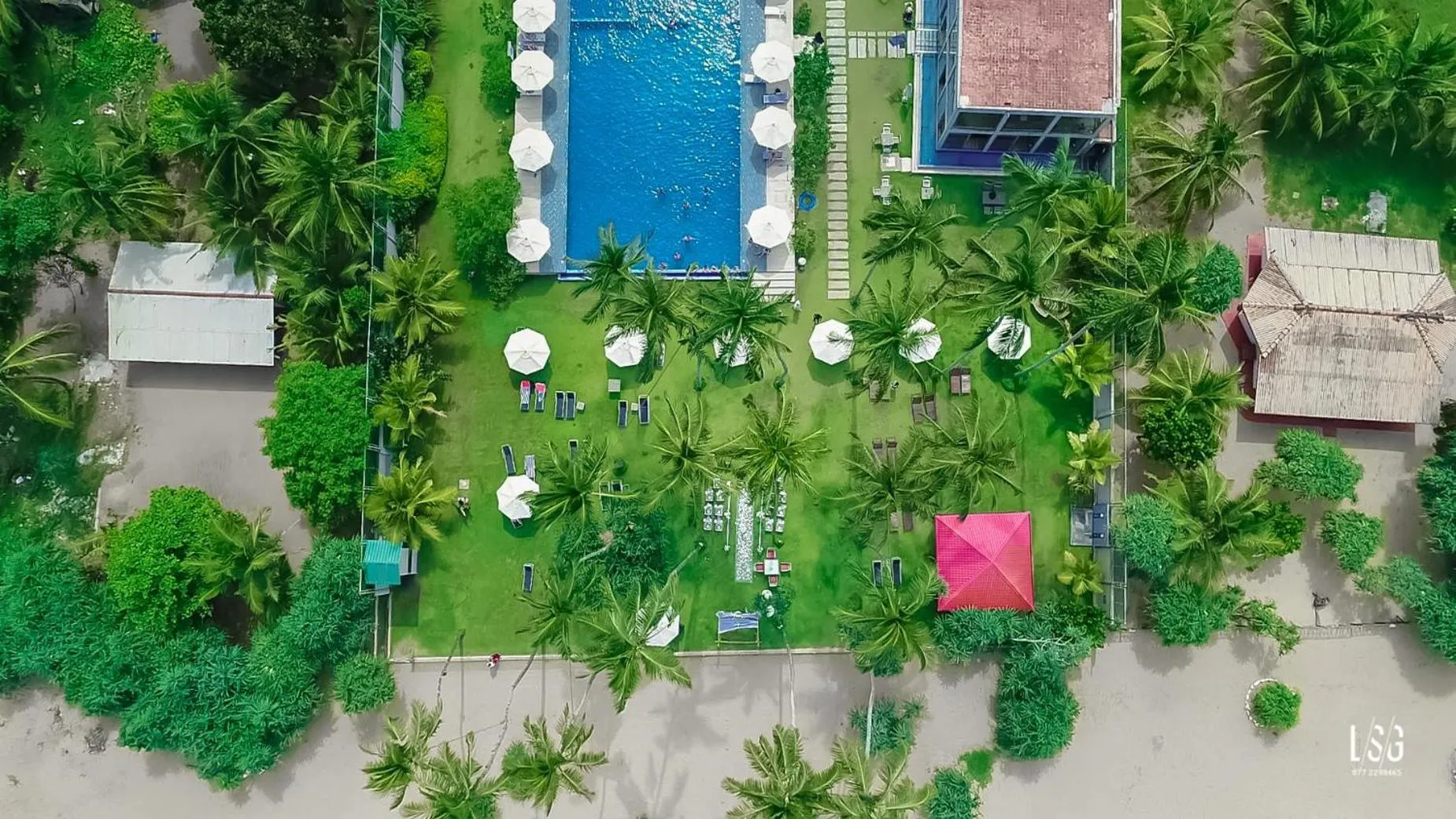 Bird's eye view in Club Waskaduwa Beach Resort & Spa