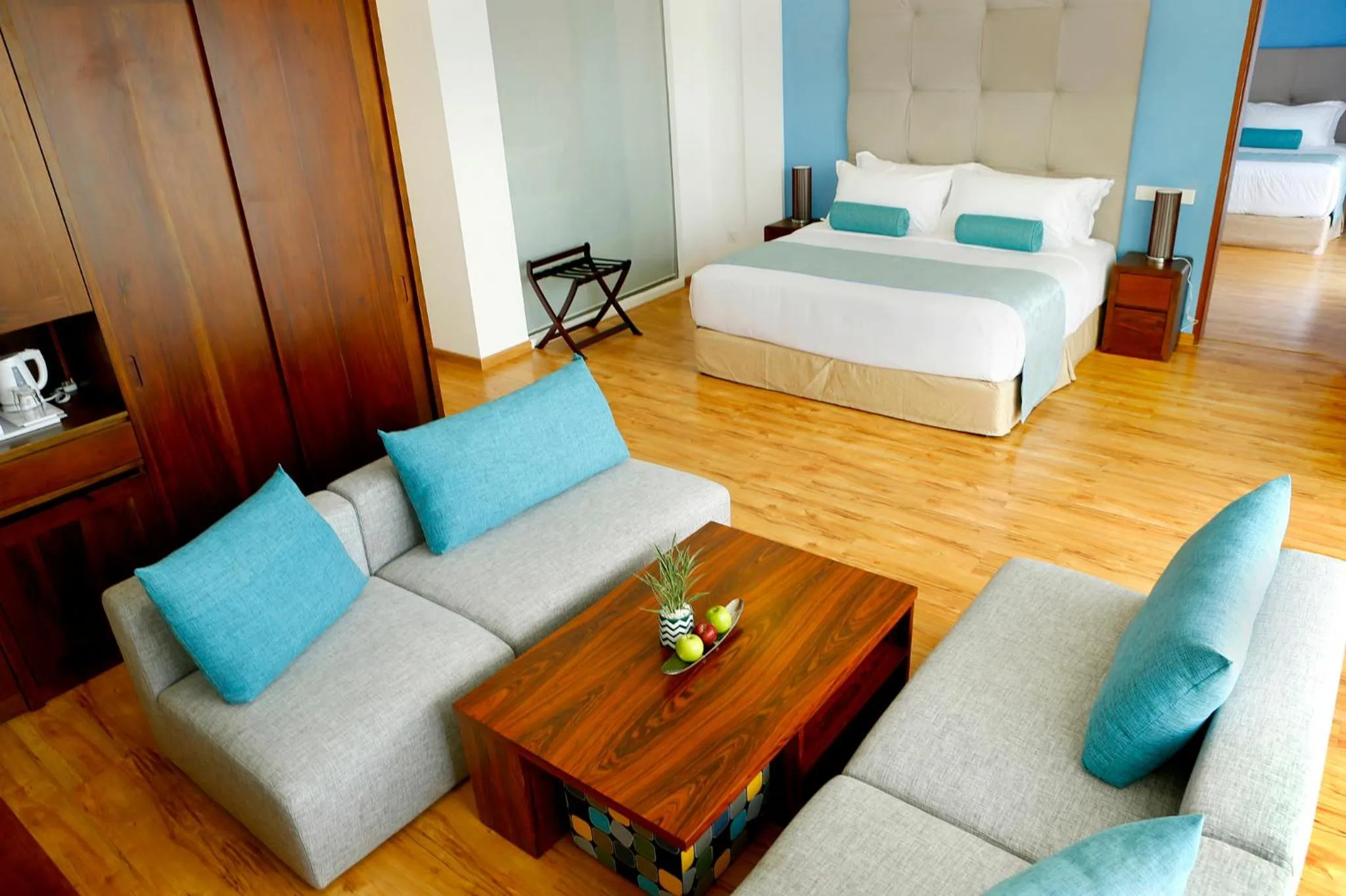 Bedroom in Club Waskaduwa Beach Resort & Spa