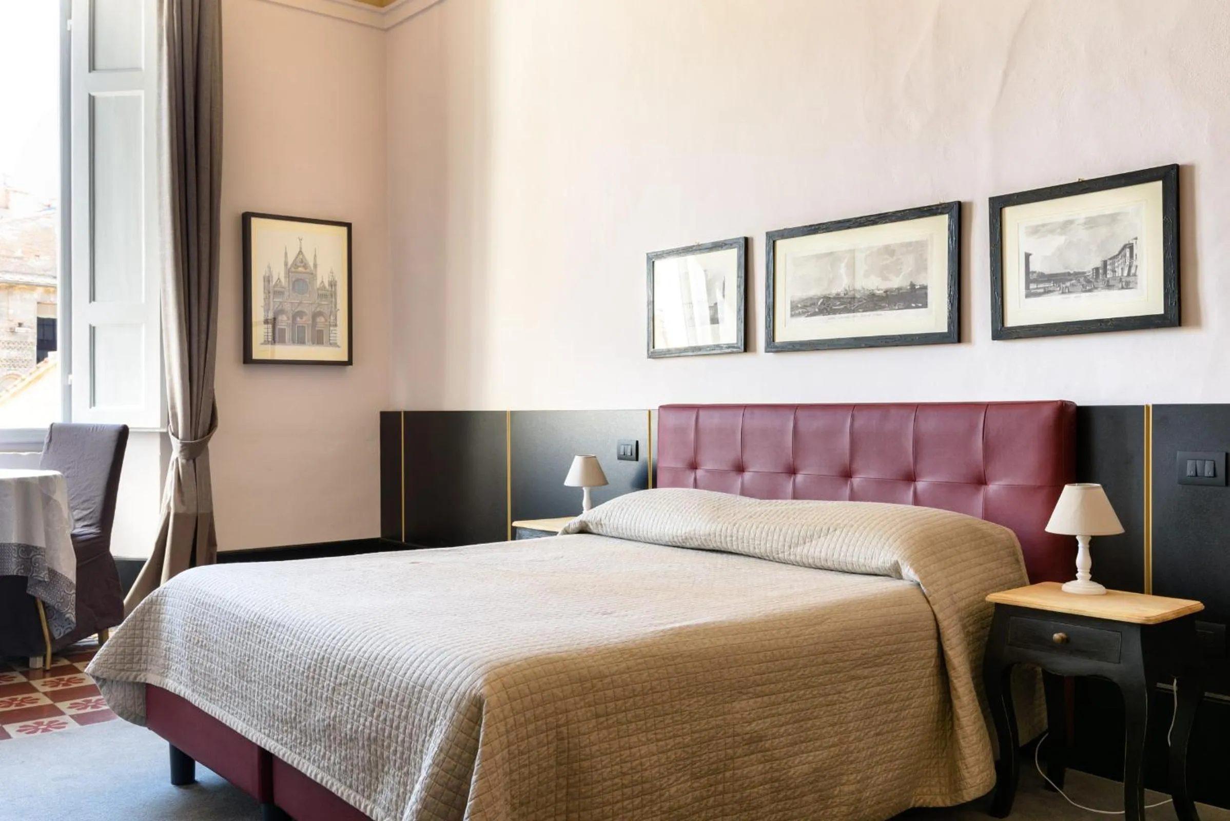Bed in La Terrazza Sul Campo-Rooms Only