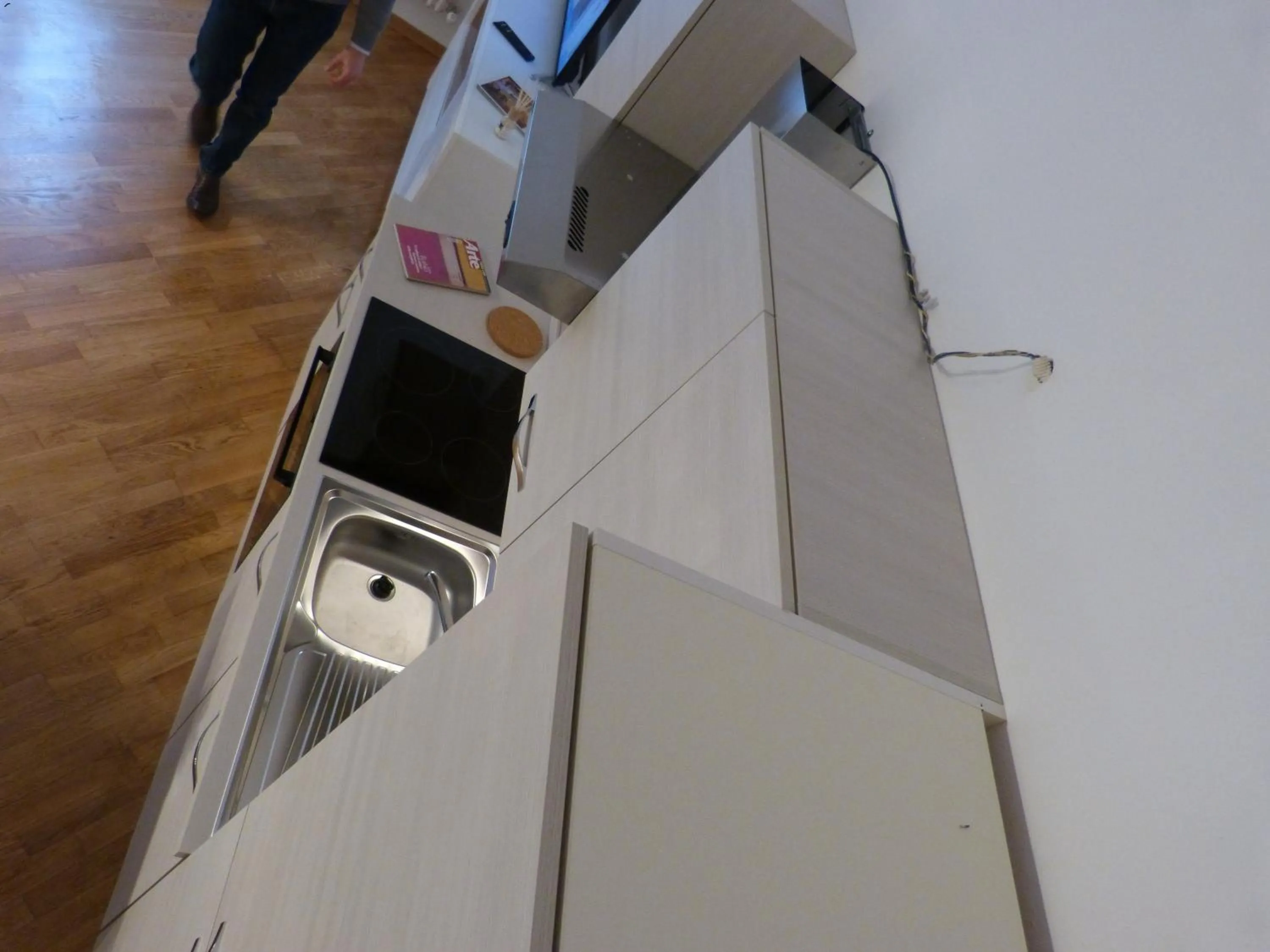 Kitchen or kitchenette in Residenza Piazza Santo Stefano