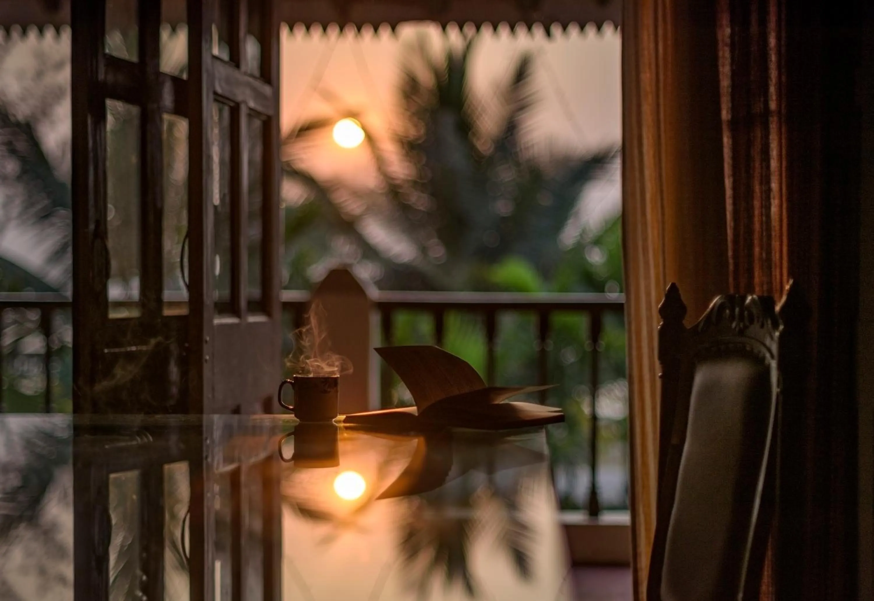 Balcony/Terrace in SaffronStays Salt Rim on the Beach, Korlai