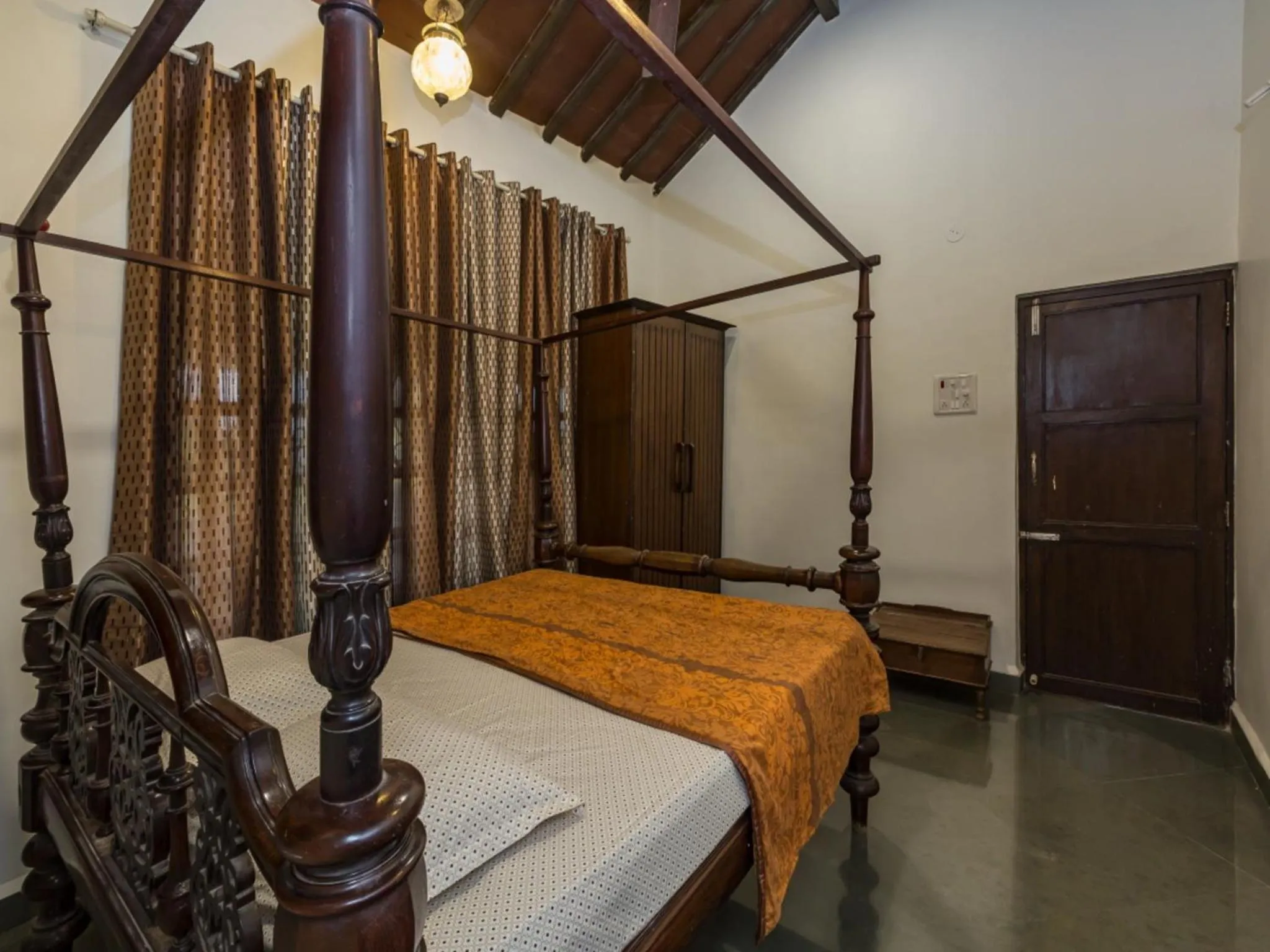Bedroom, Bed in SaffronStays Salt Rim on the Beach, Korlai