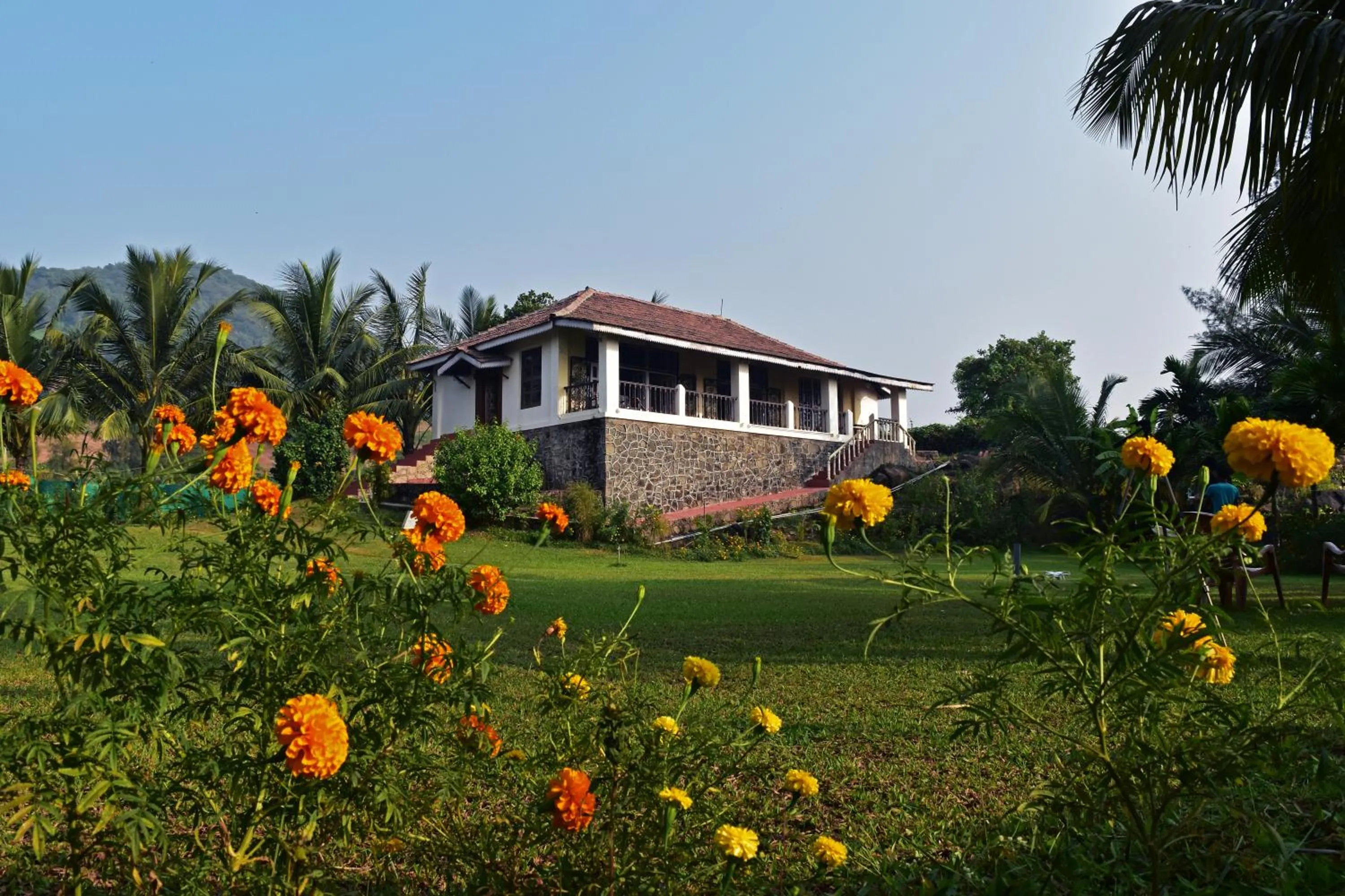 Property building in SaffronStays Salt Rim on the Beach, Korlai