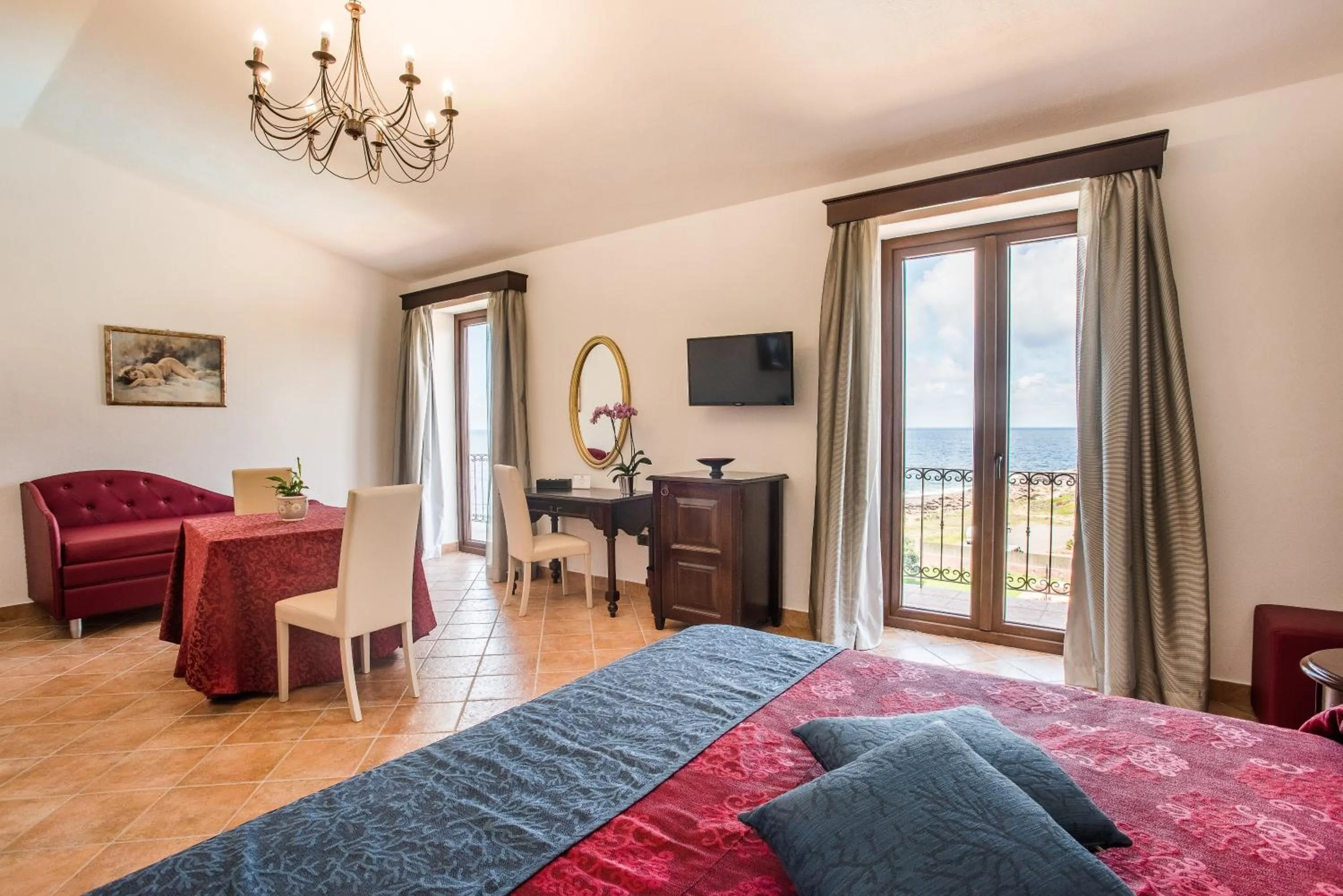 Bed in Hotel Lido degli Spagnoli Wellness & Spa