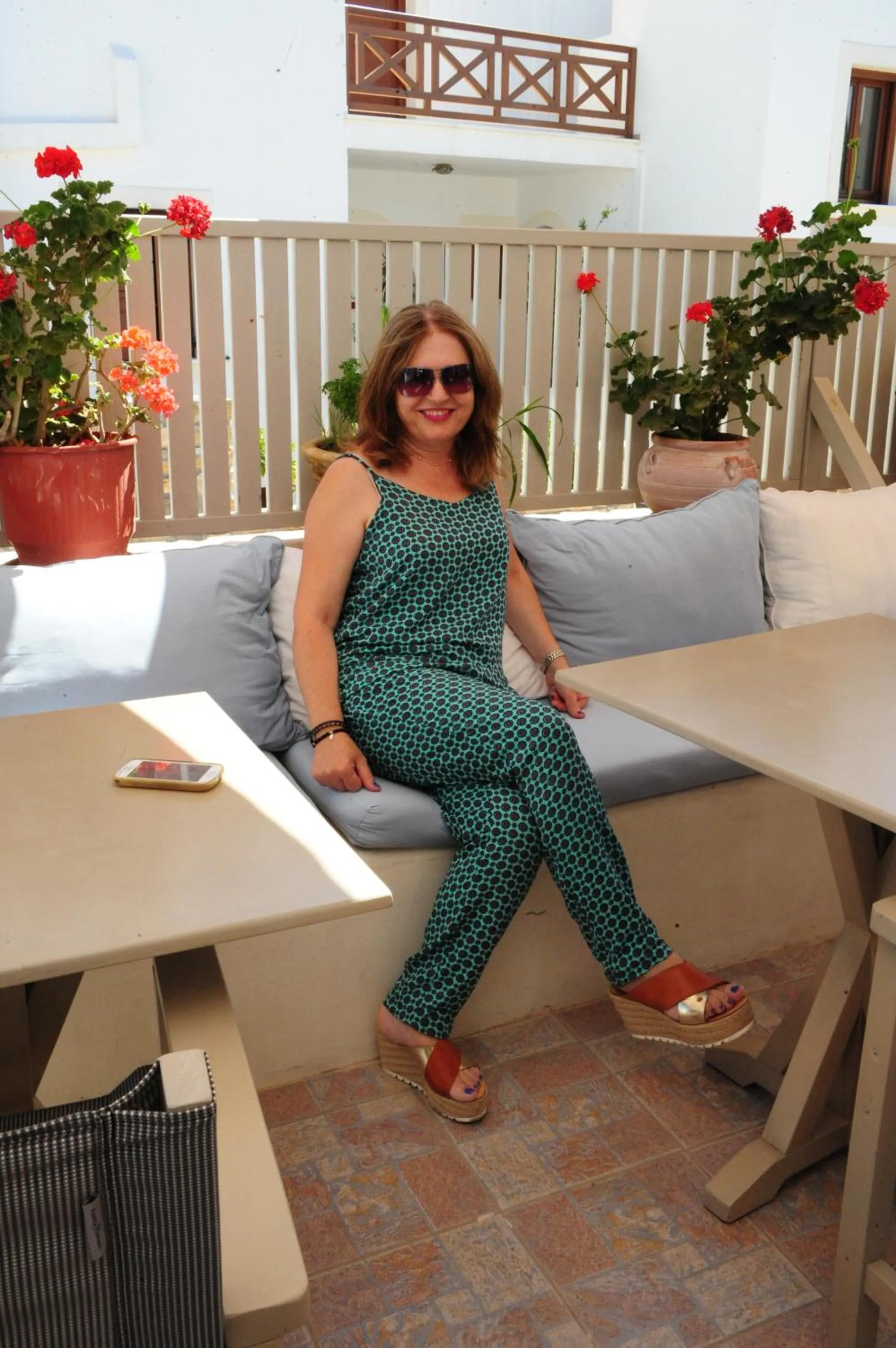 Patio in Annita's Village Hotel