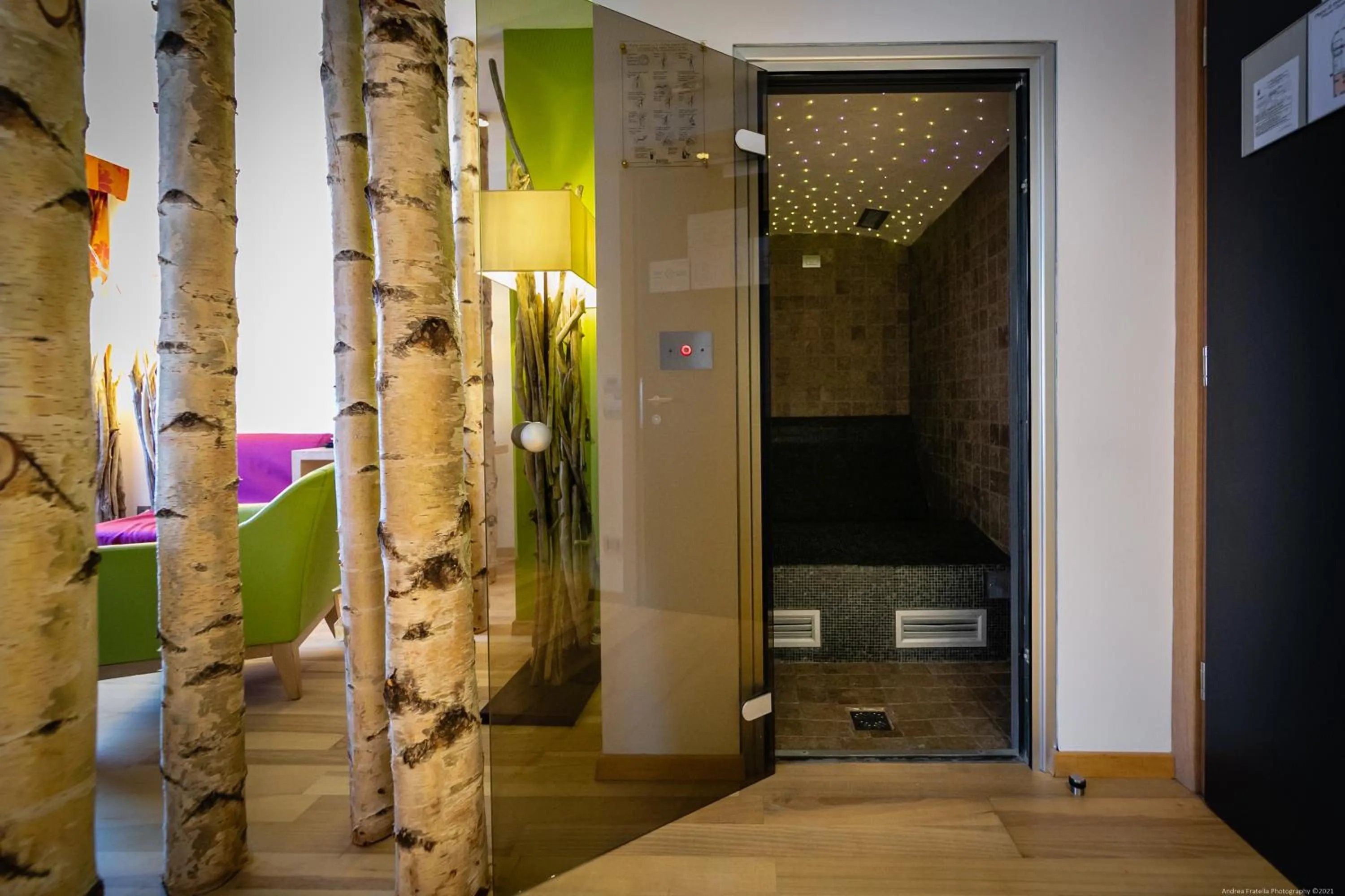 Steam room in Boutique Exclusive B&B