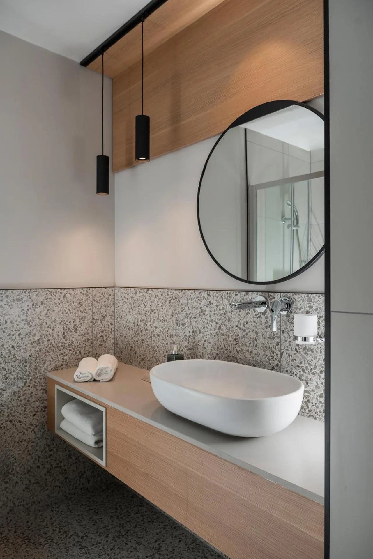 Bathroom in Aqua Hotel