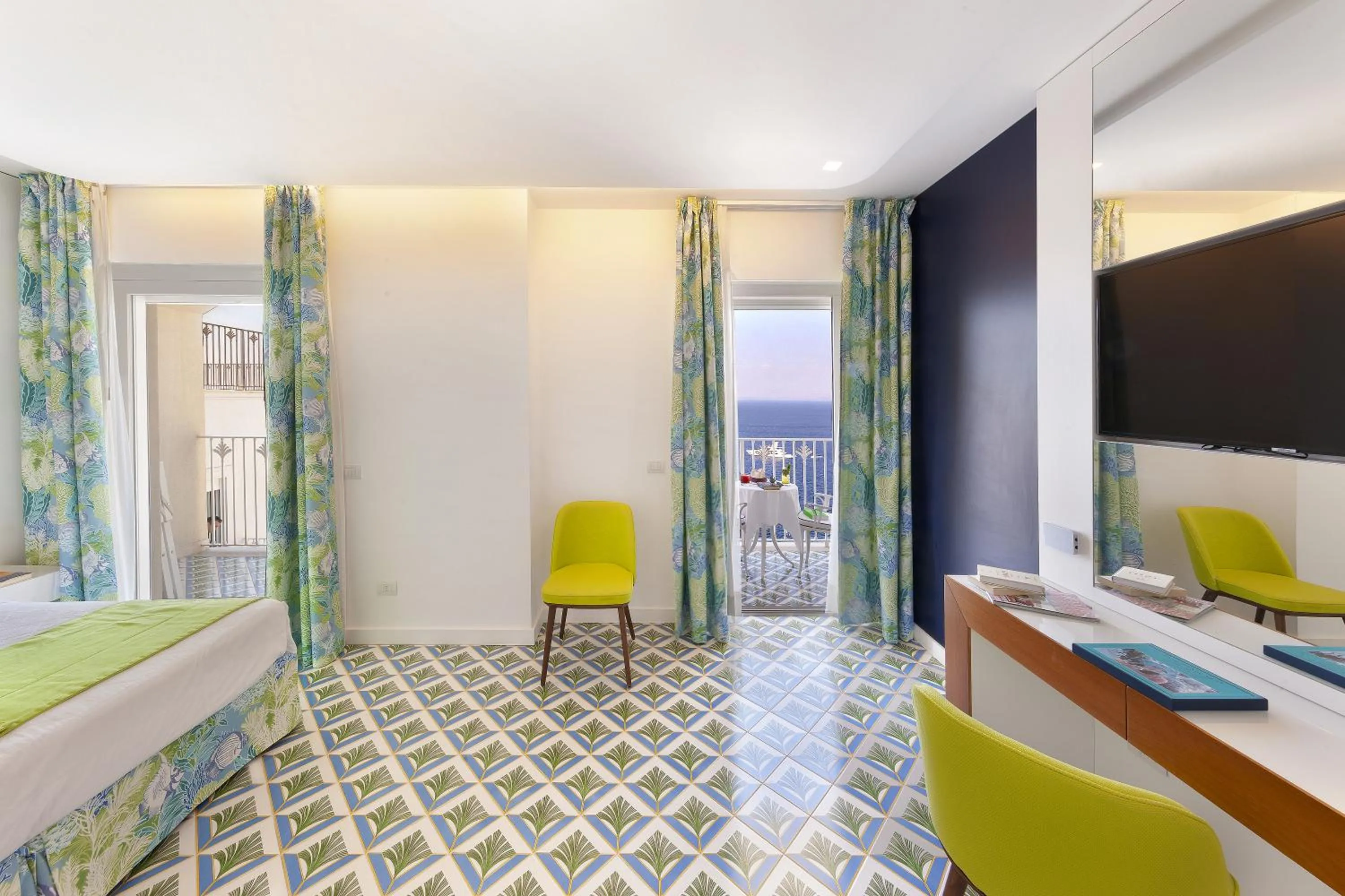 Bed in Grand Hotel Riviera