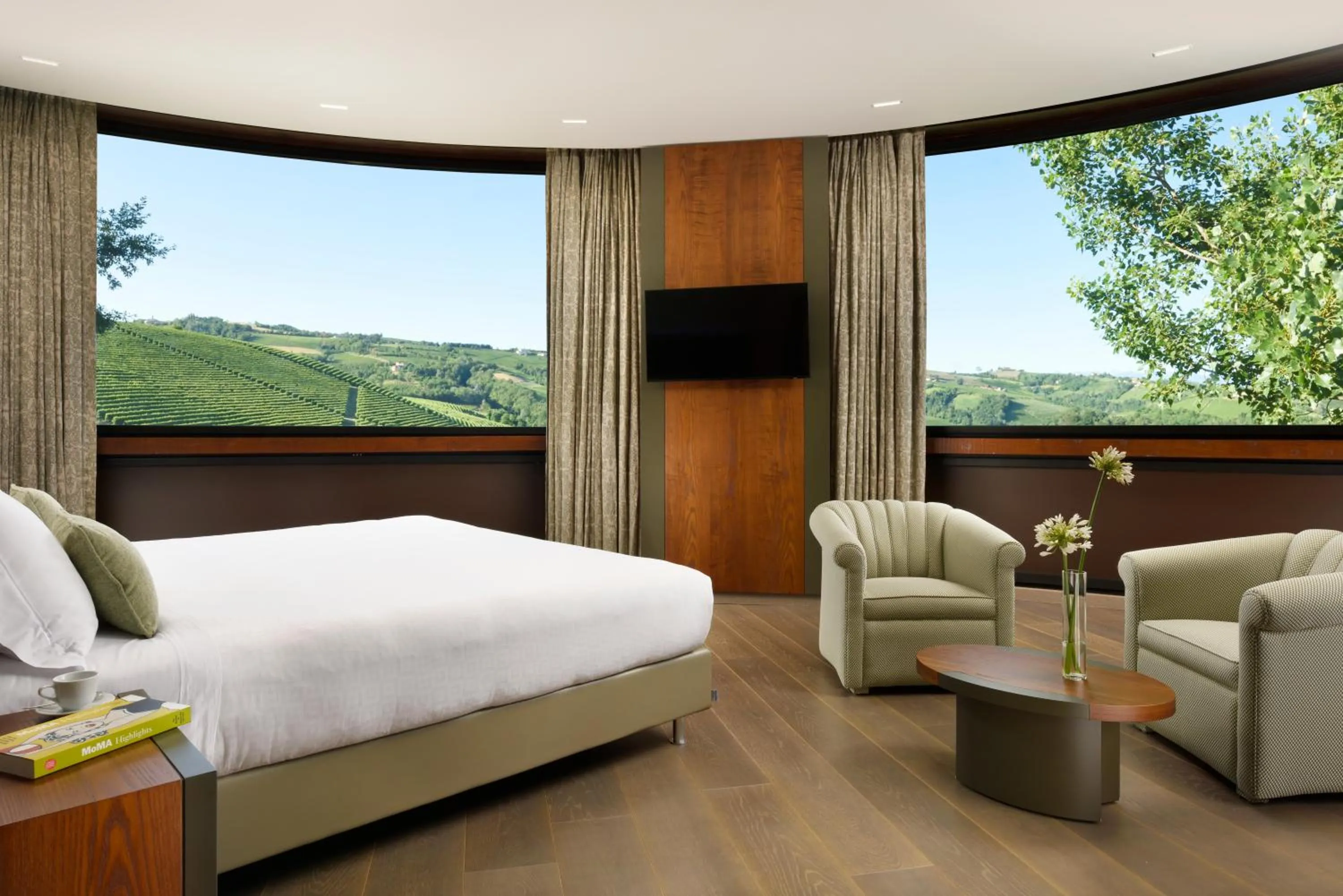 Bedroom, Bed in Il Boscareto Resort & Spa