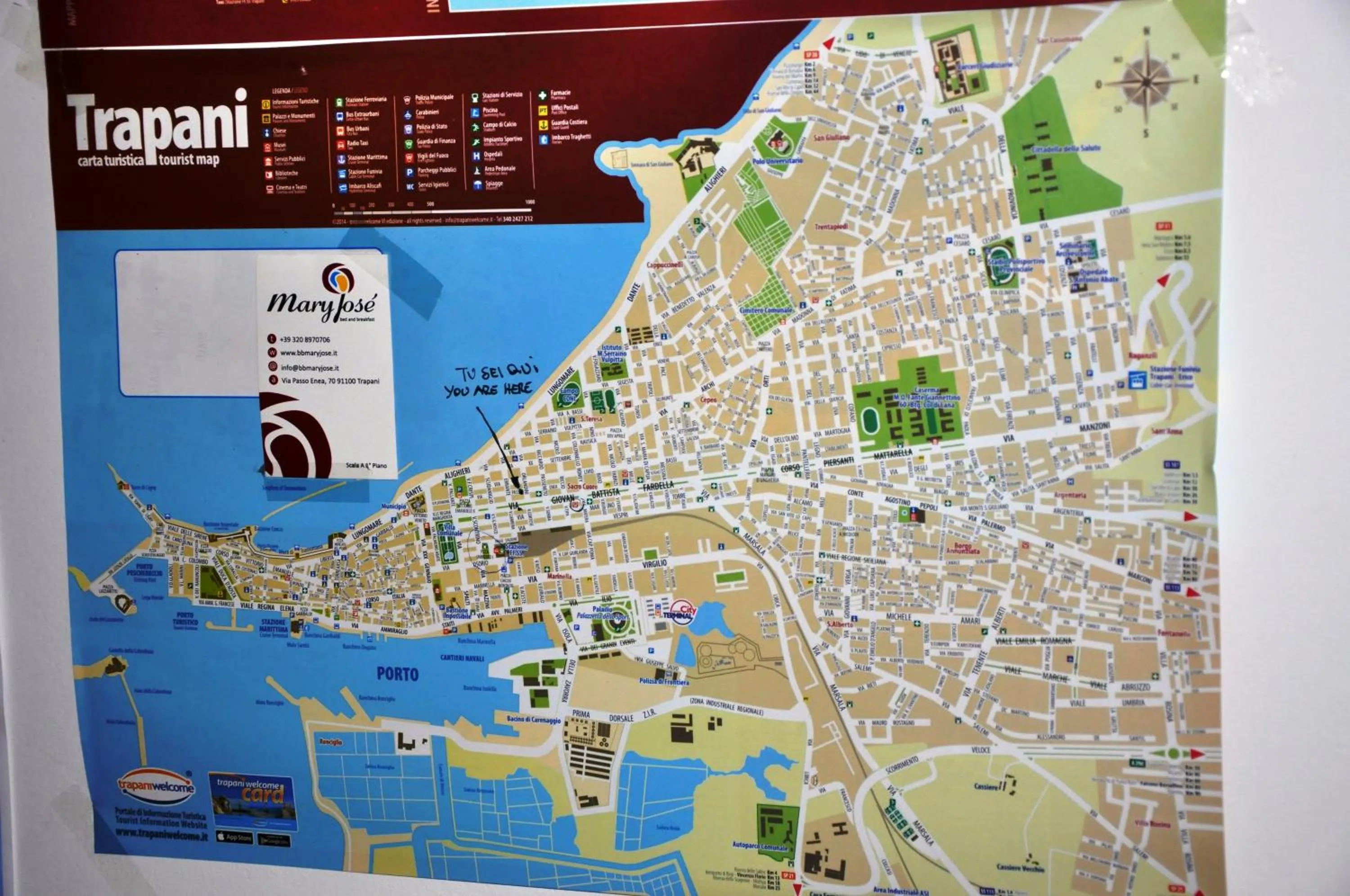 Lobby or reception in B&B MaryJosè