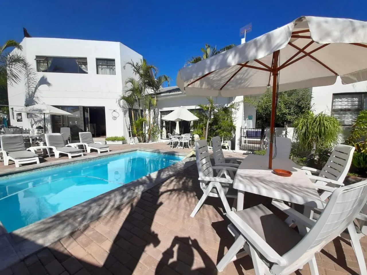 Swimming pool in Au Plais De Langebaan at Palm Tree Villa