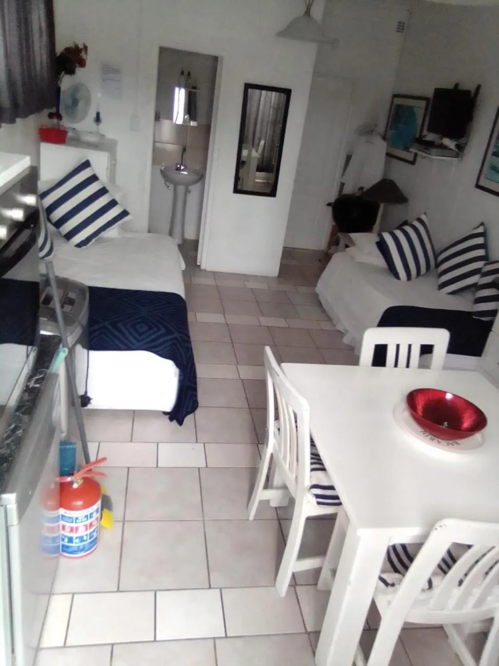 Bedroom, Bed in Au Plais De Langebaan at Palm Tree Villa