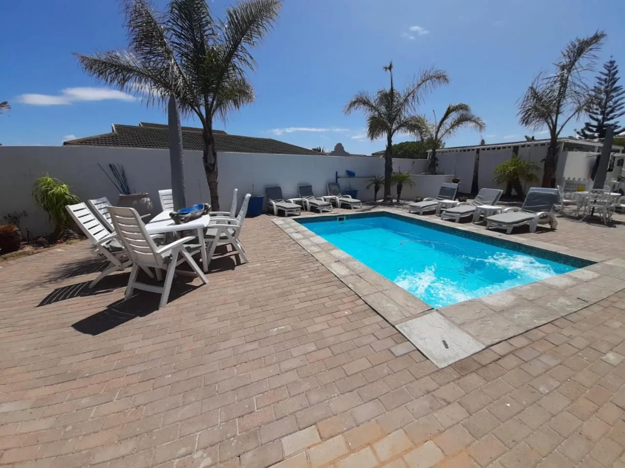 Swimming pool in Au Plais De Langebaan at Palm Tree Villa