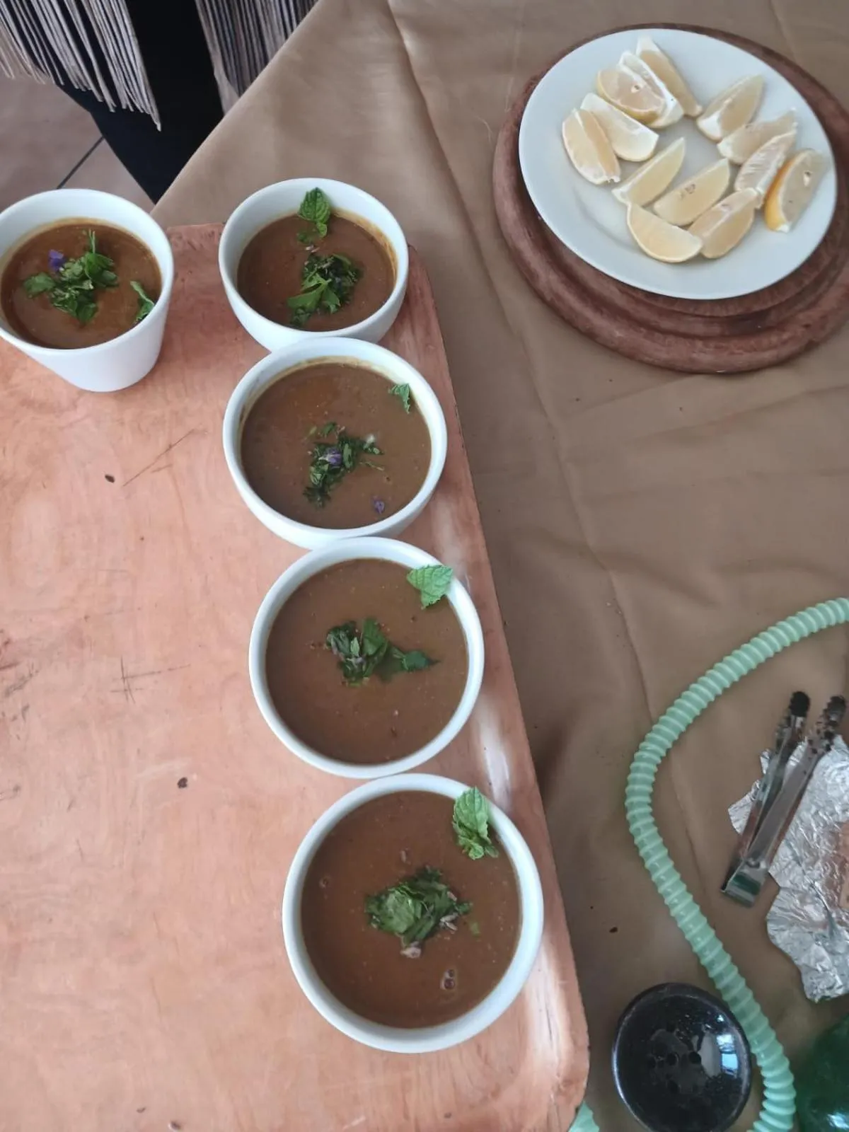 Food and drinks in Au Plais De Langebaan at Palm Tree Villa