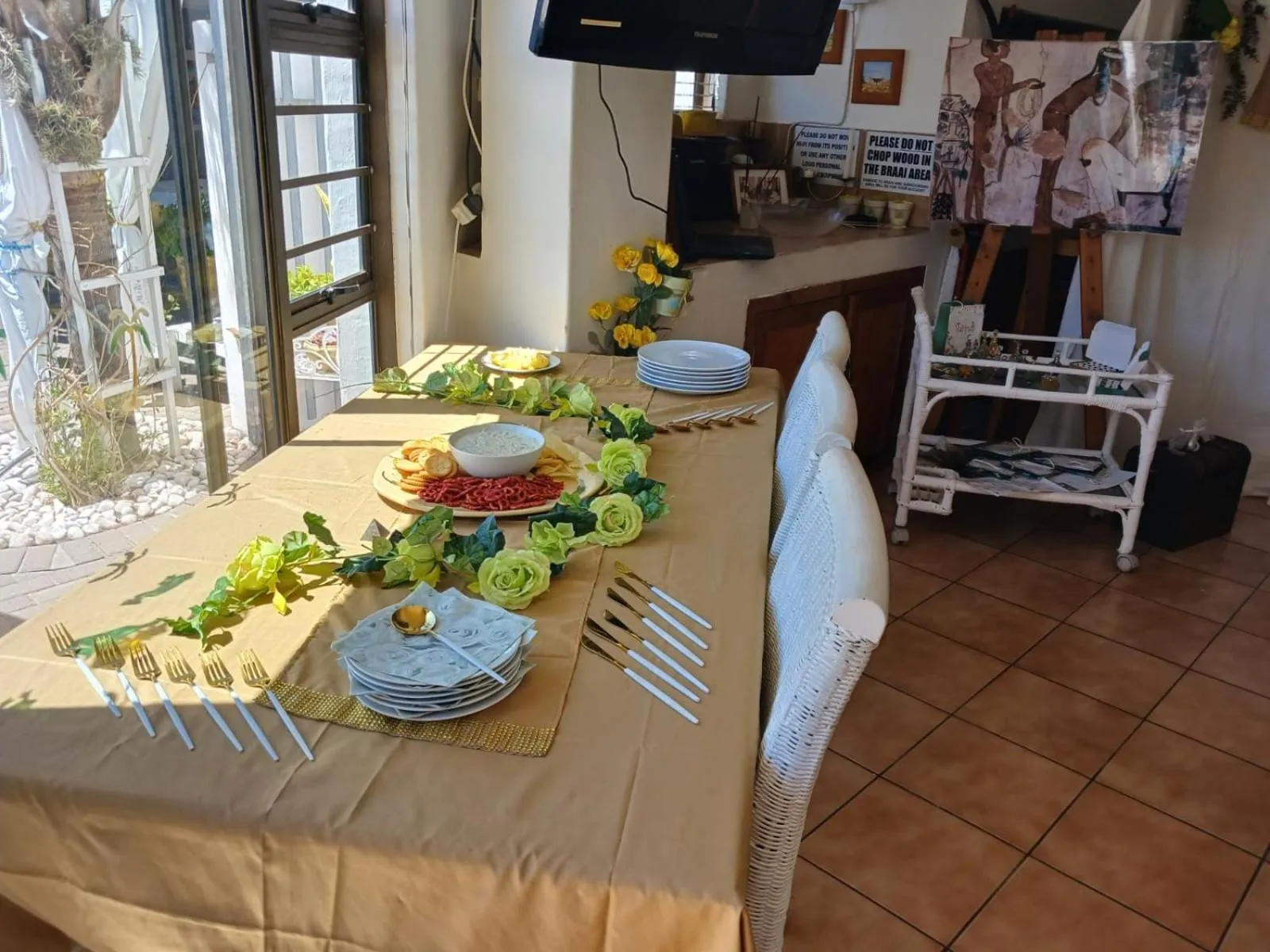 BBQ facilities in Au Plais De Langebaan at Palm Tree Villa