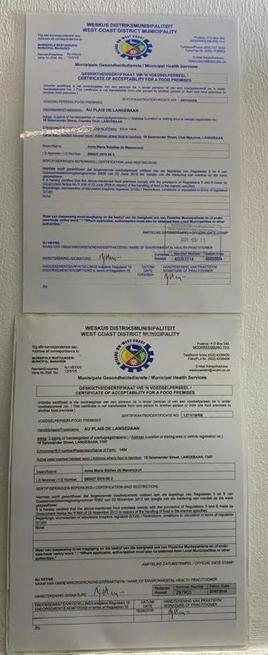 Logo/Certificate/Sign in Au Plais De Langebaan at Palm Tree Villa