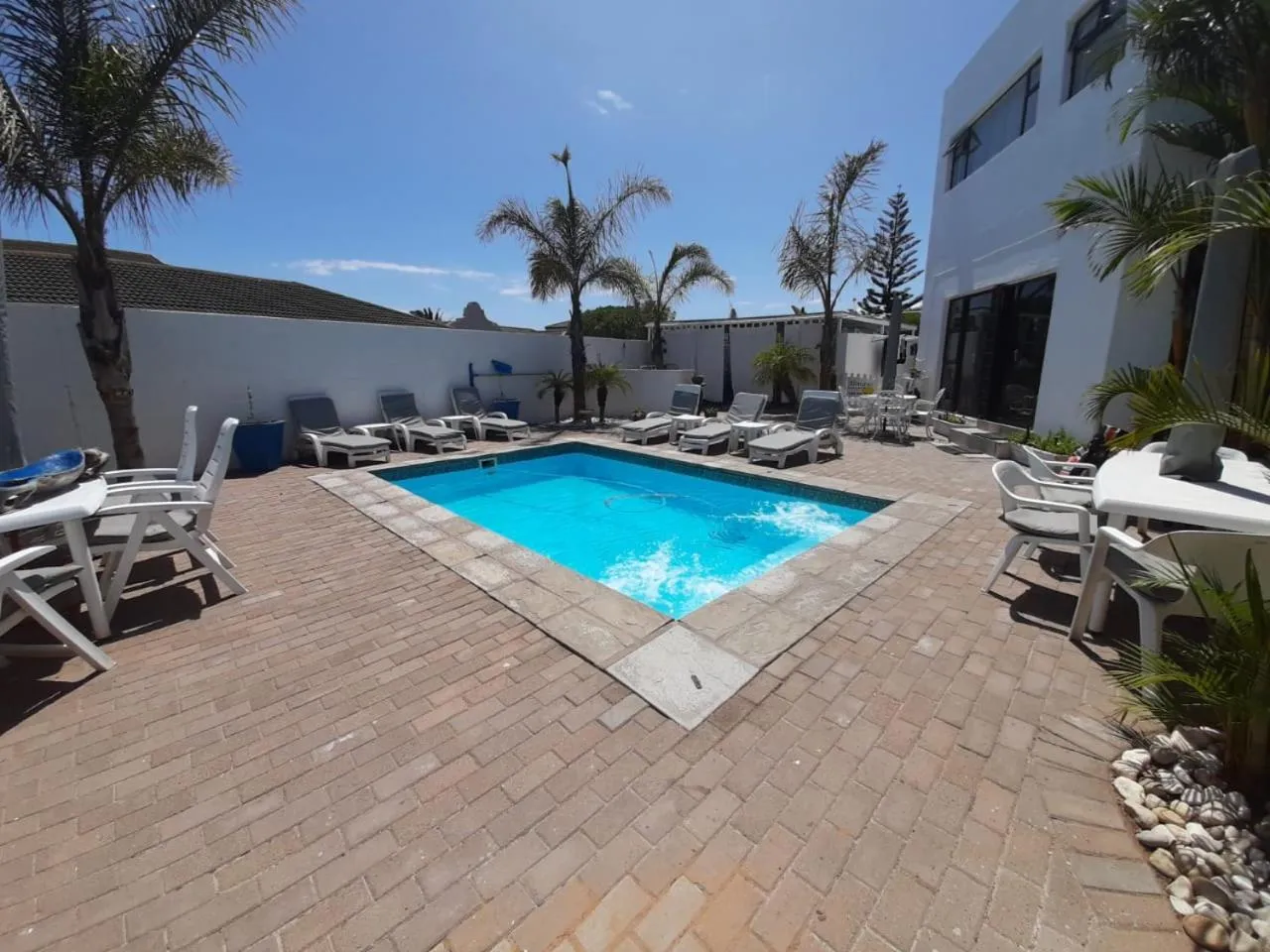 Swimming pool in Au Plais De Langebaan at Palm Tree Villa