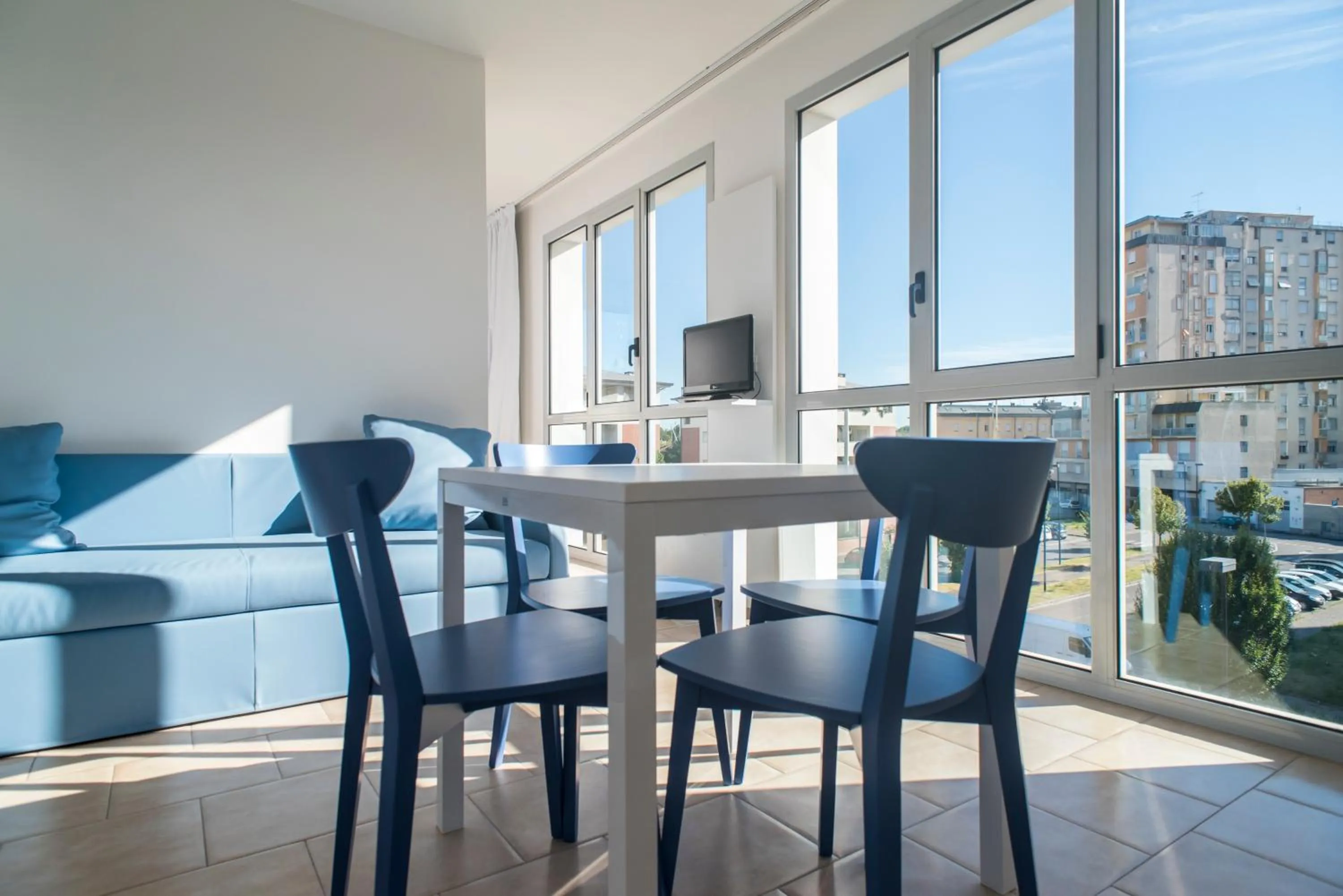Living room in Darsena Ravenna Apartments