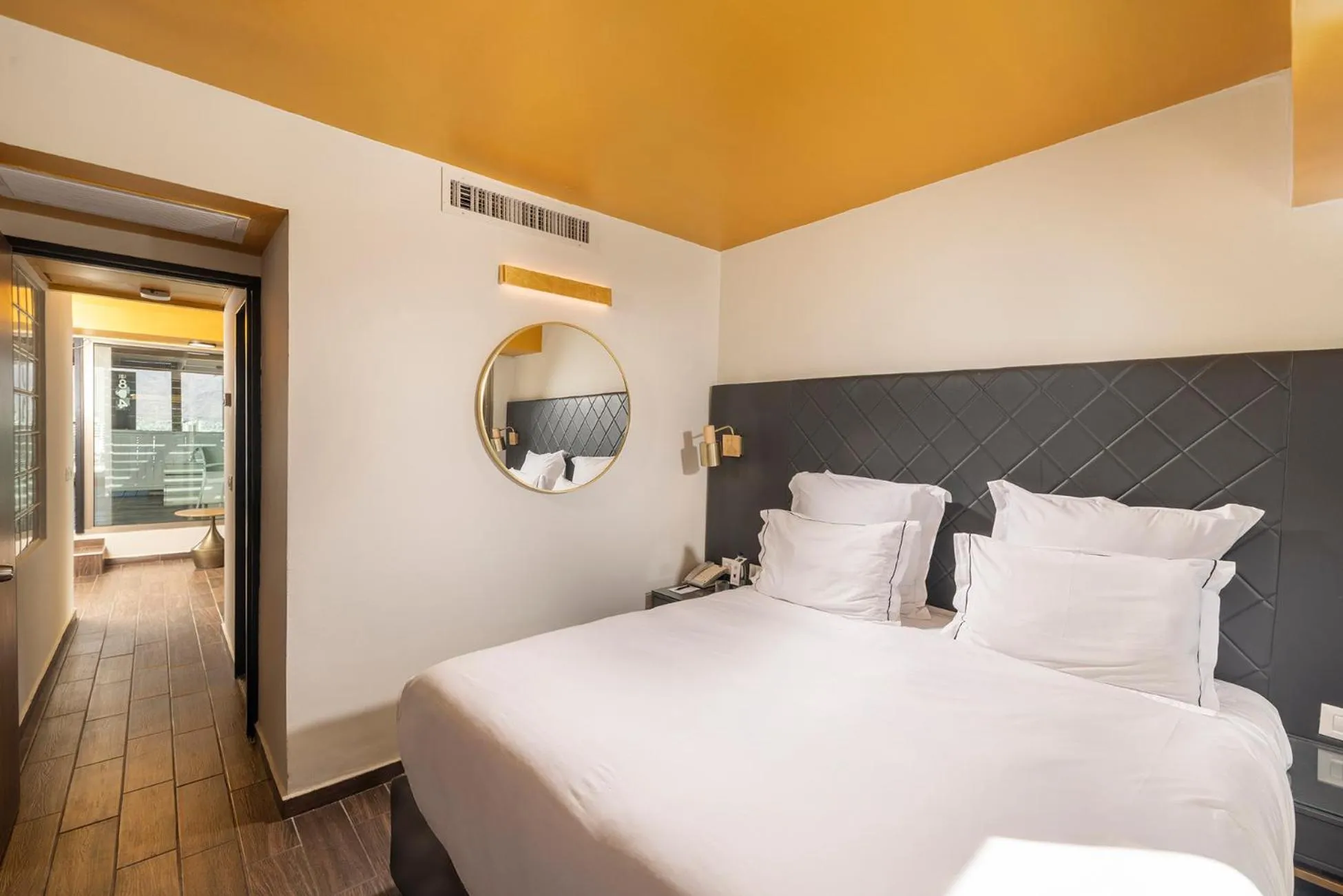 Bed in EVE Eilat by Adam Hotels