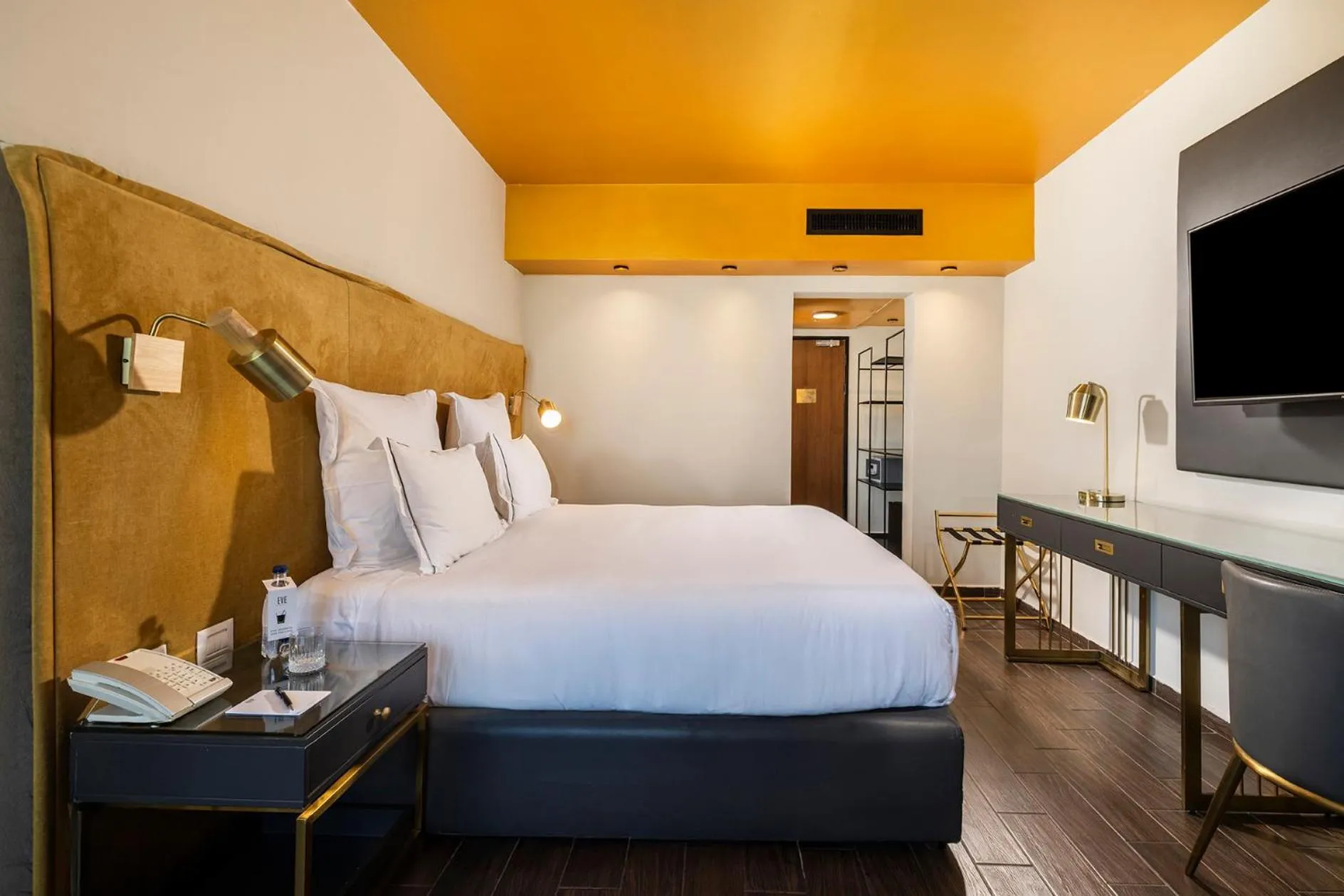 Bed in EVE Eilat by Adam Hotels